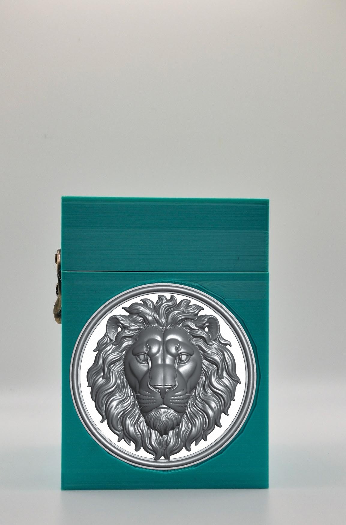 Lion Card Box — Green