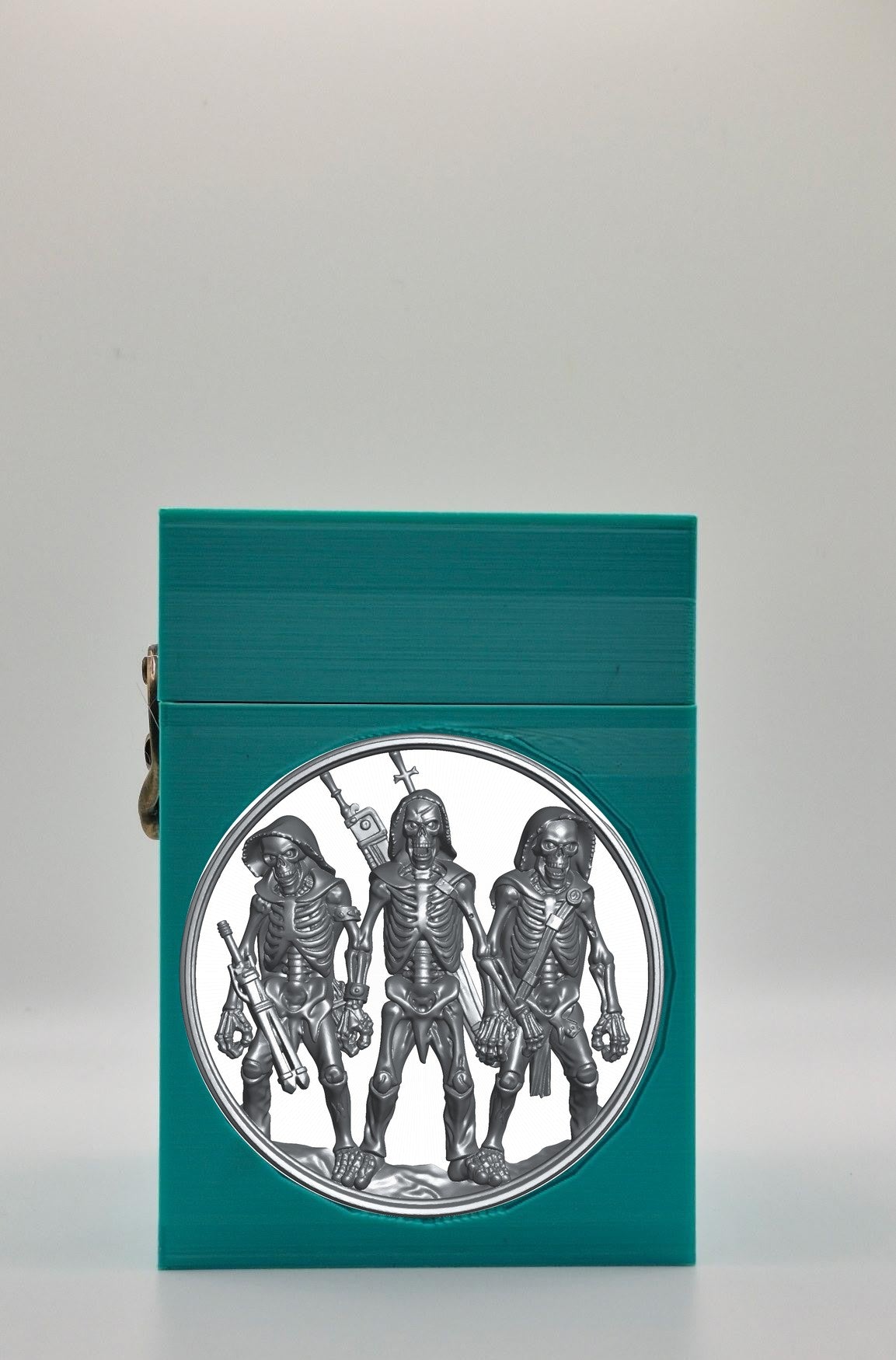 Skeleton Army Card Box — Green