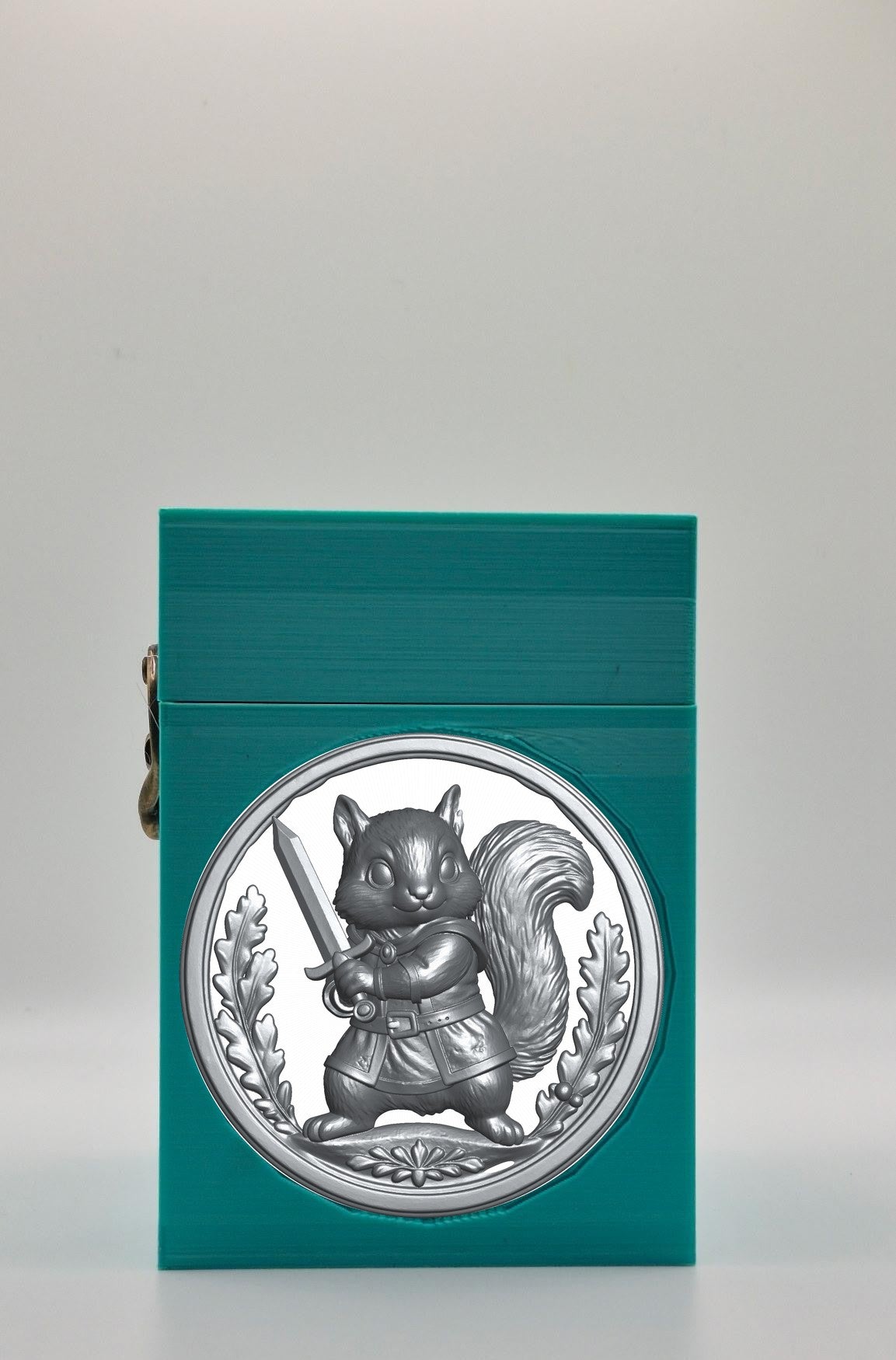 Squirrel Card Box — Green