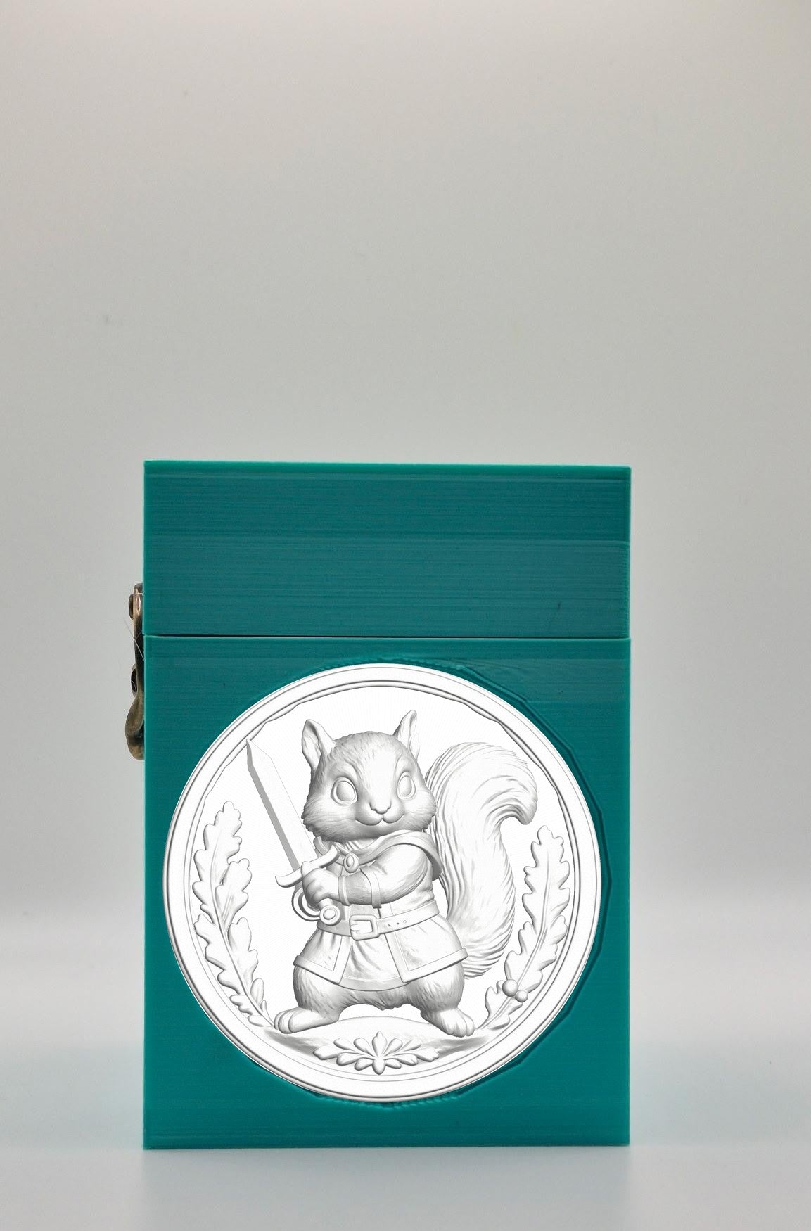 Squirrel Card Box — Green