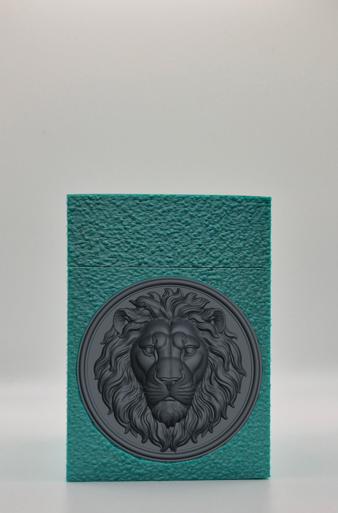 Lion Card Box — Green