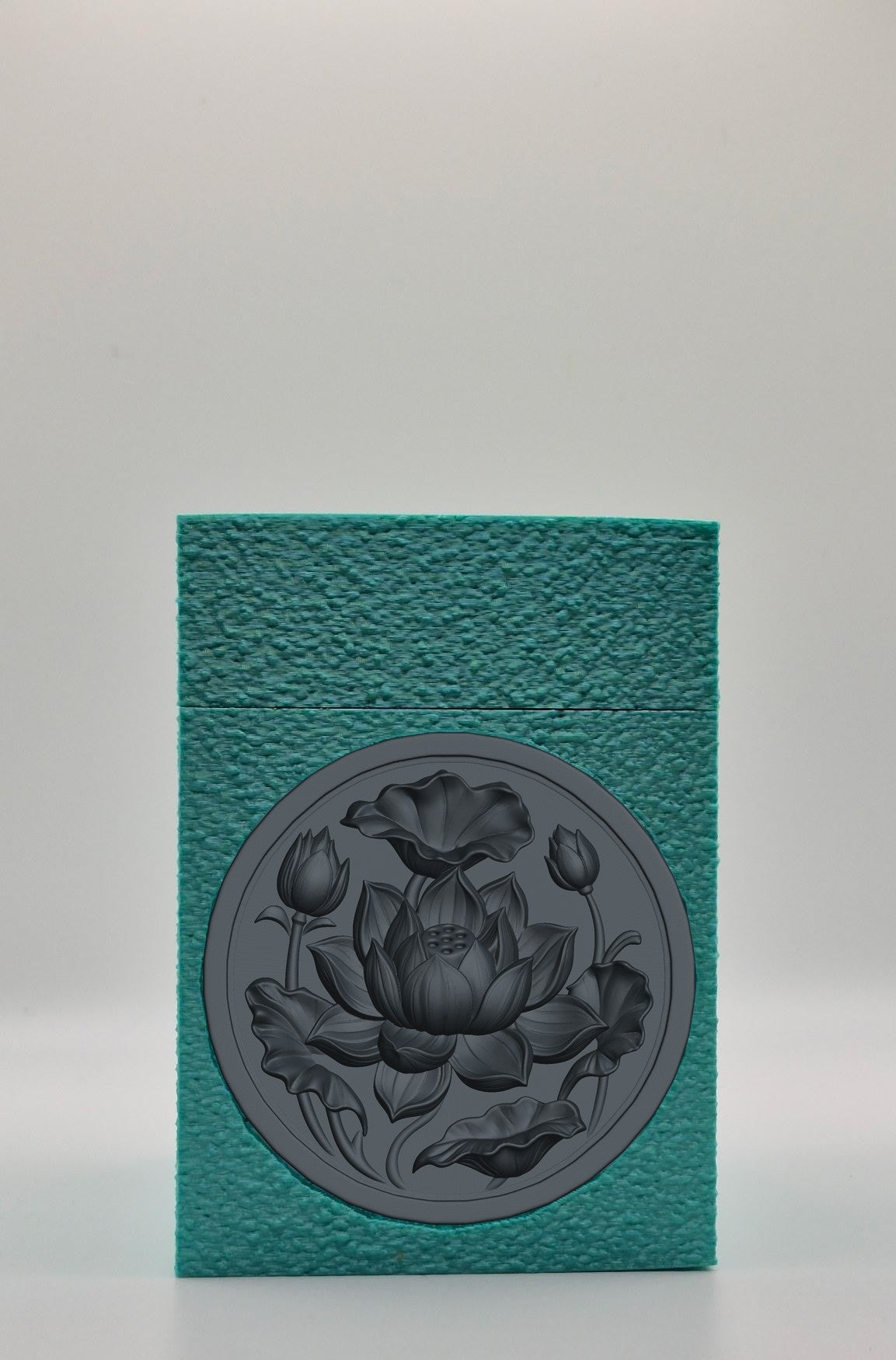 Lotus Card Box — Green