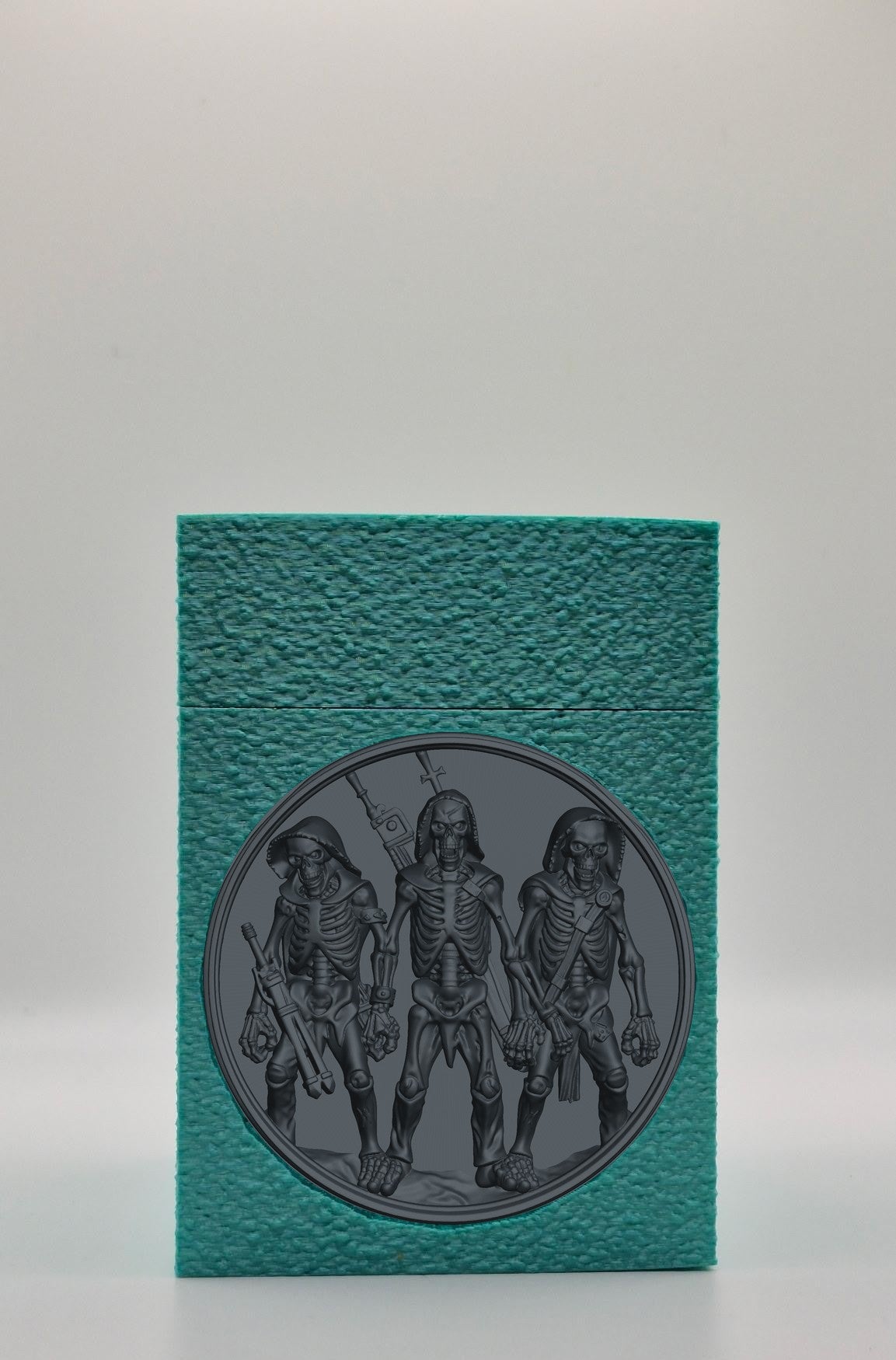 Skeleton Army Card Box — Green
