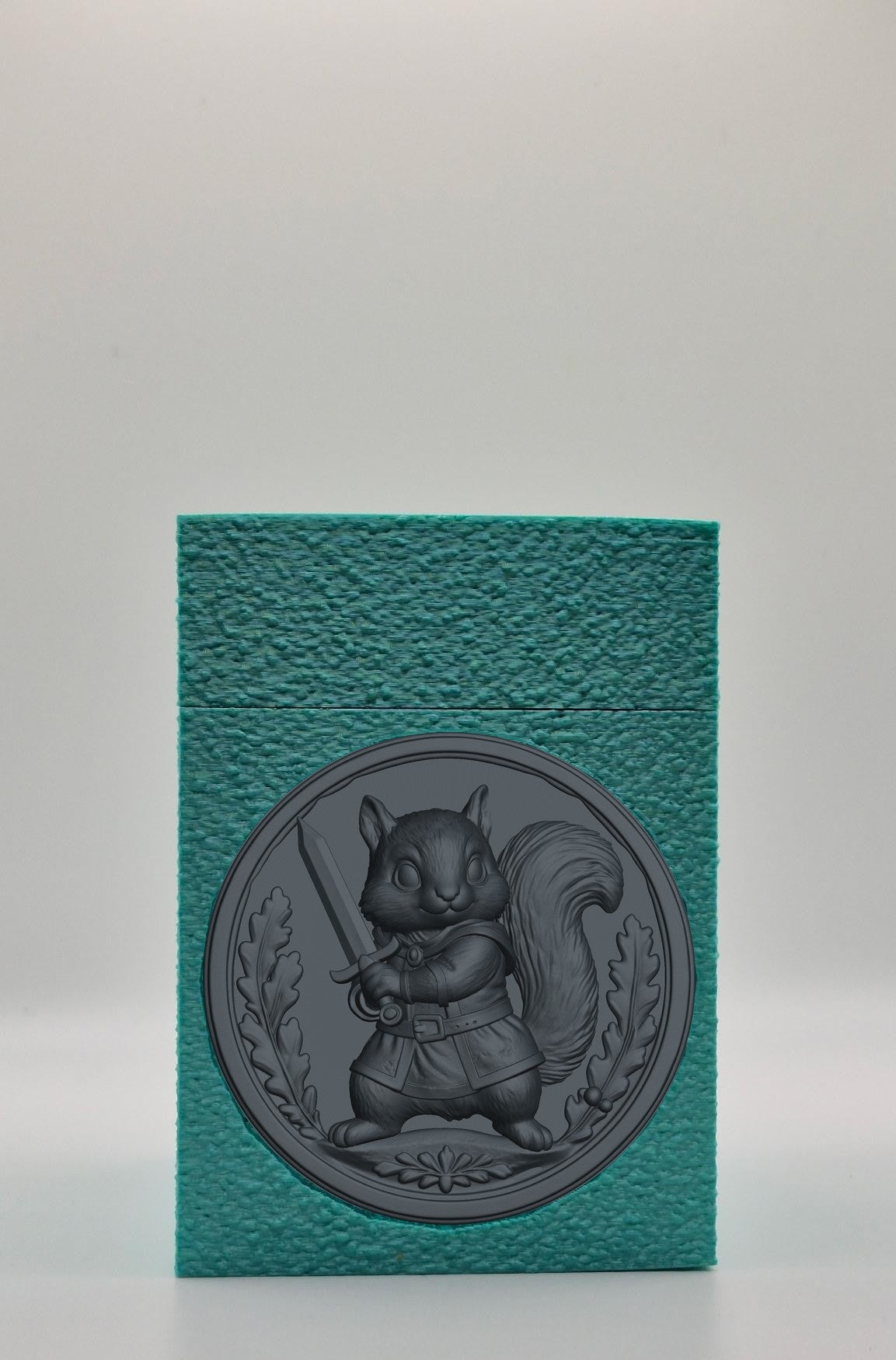 Squirrel Card Box — Green
