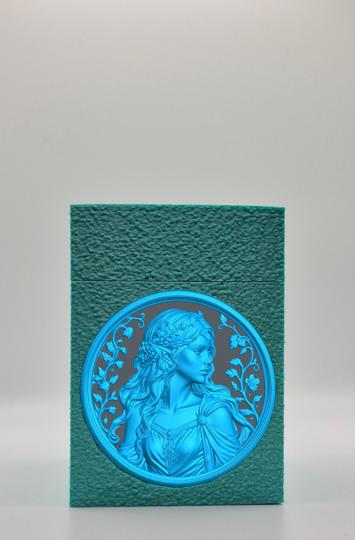 Elf Maiden Card Box — Green