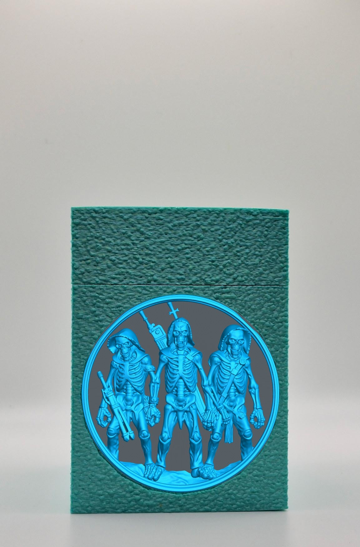 Skeleton Army Card Box — Green
