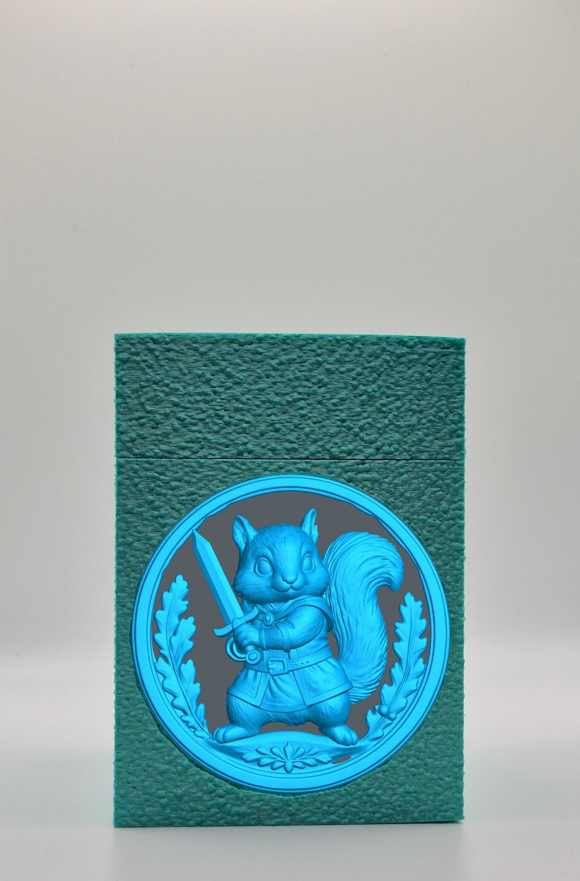Squirrel Card Box — Green