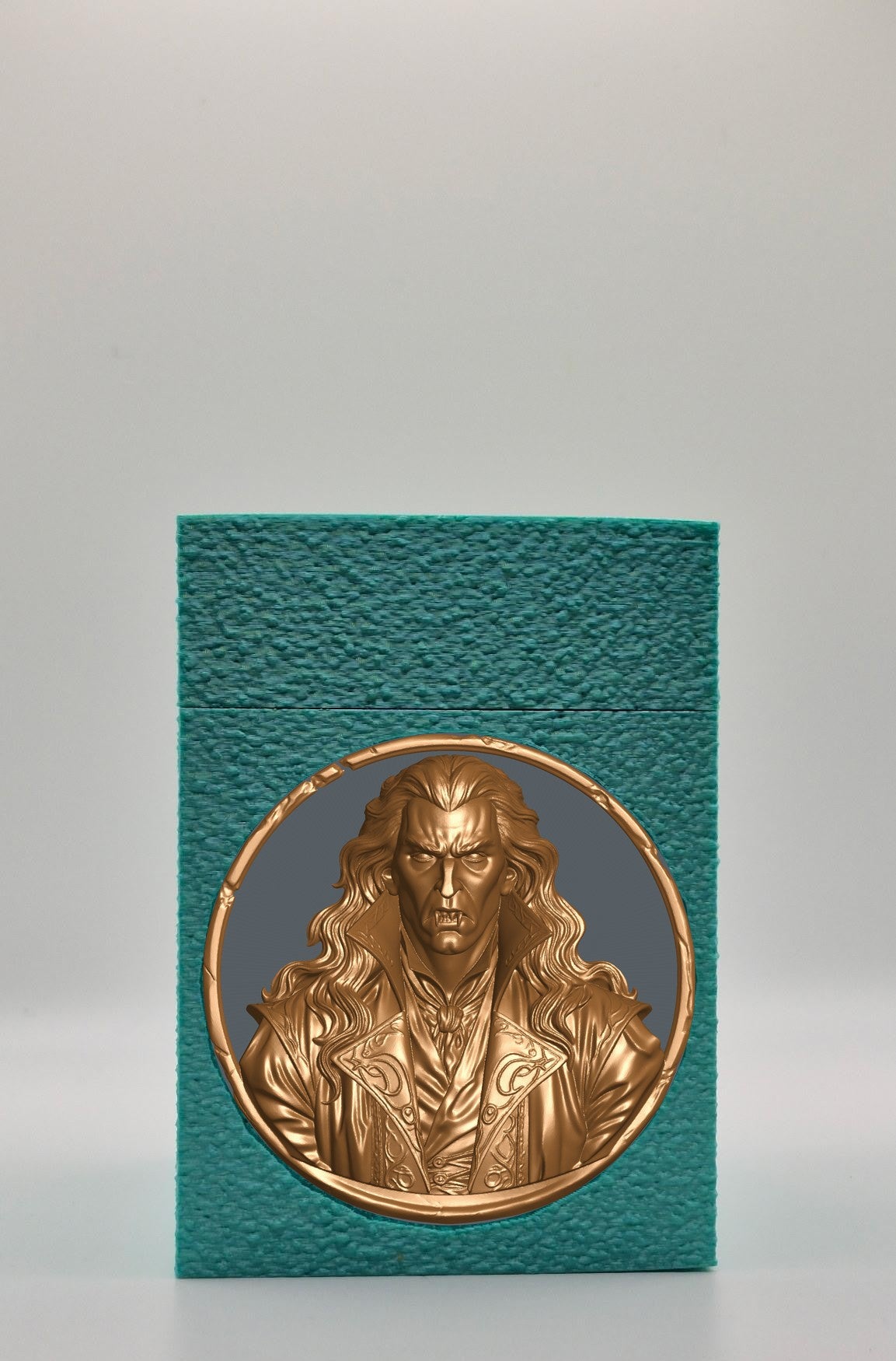 Gothic Vampire Card Box — Green