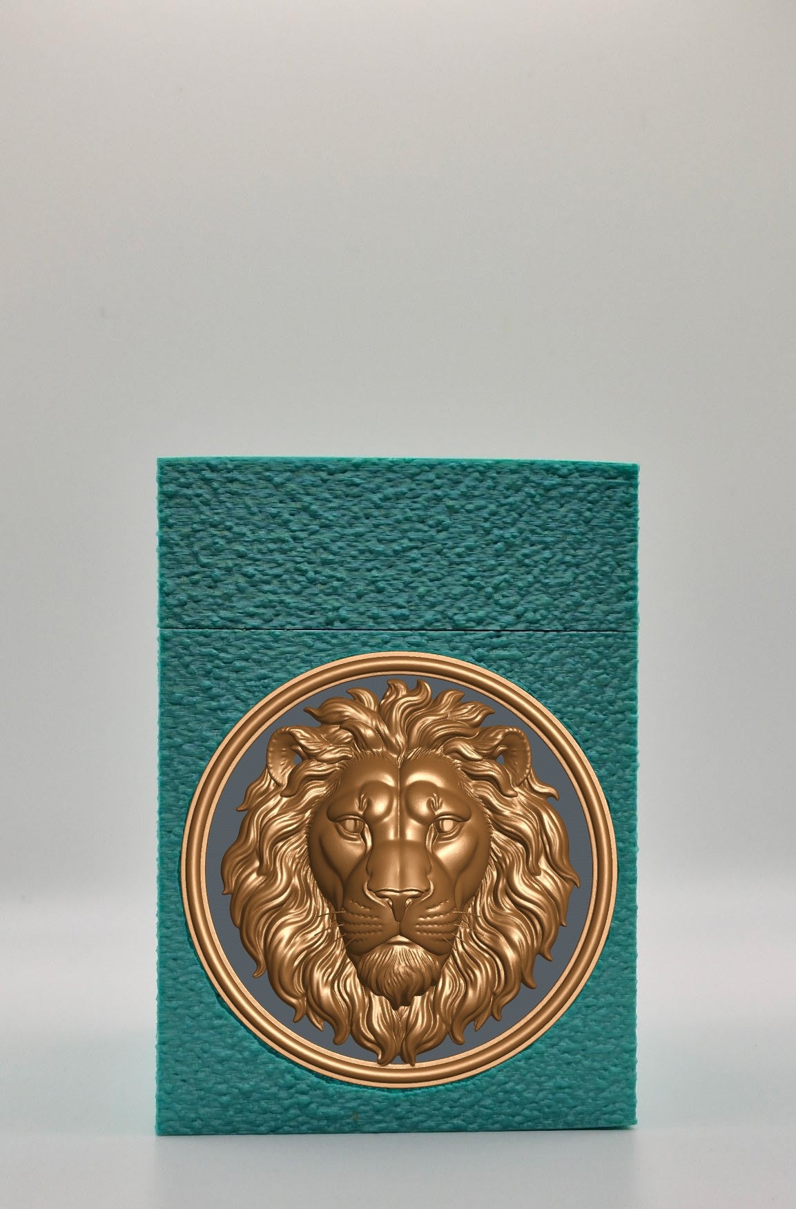Lion Card Box — Green