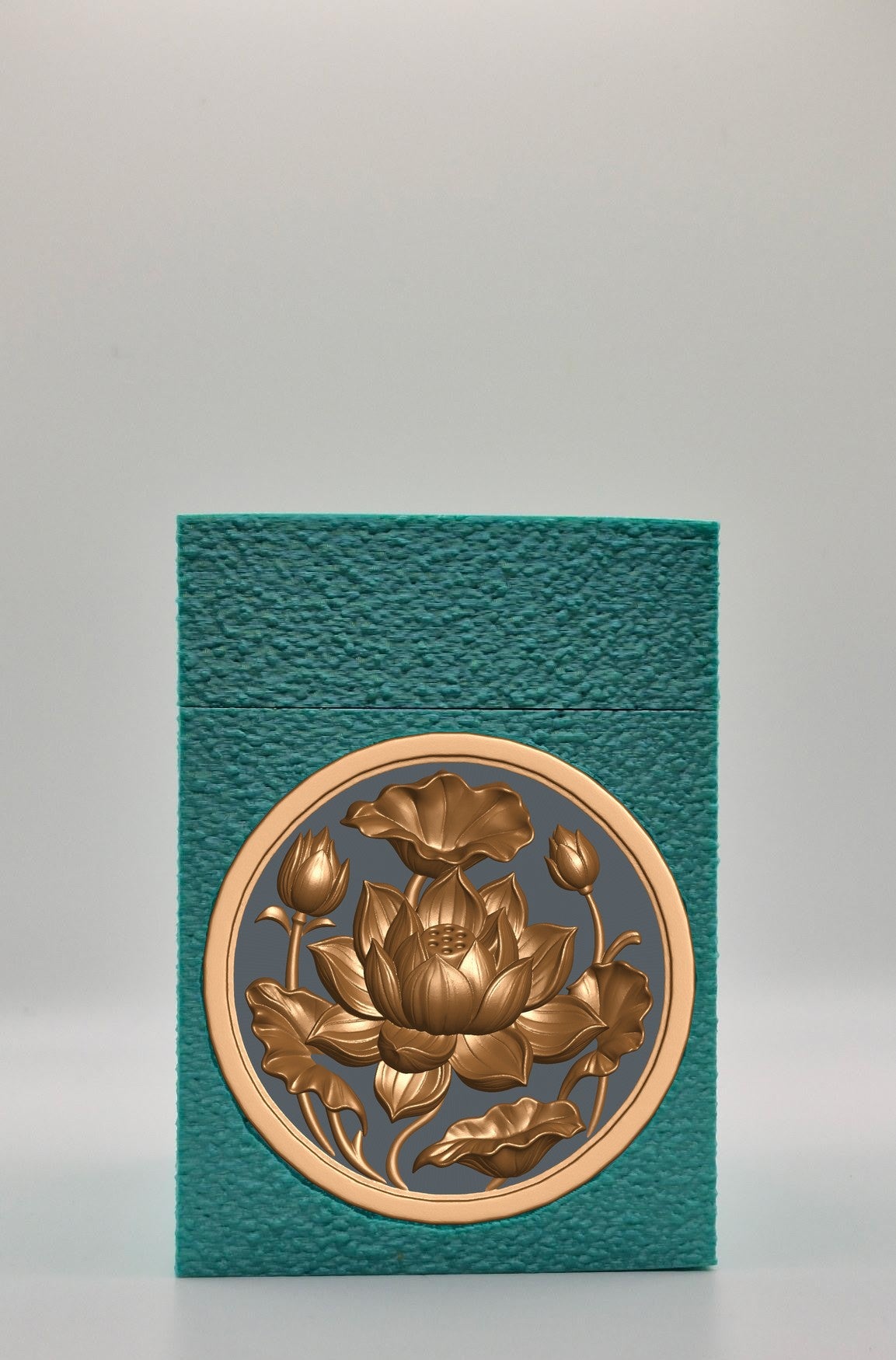 Lotus Card Box — Green