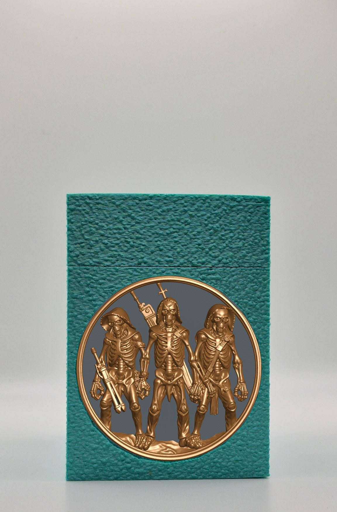 Skeleton Army Card Box — Green