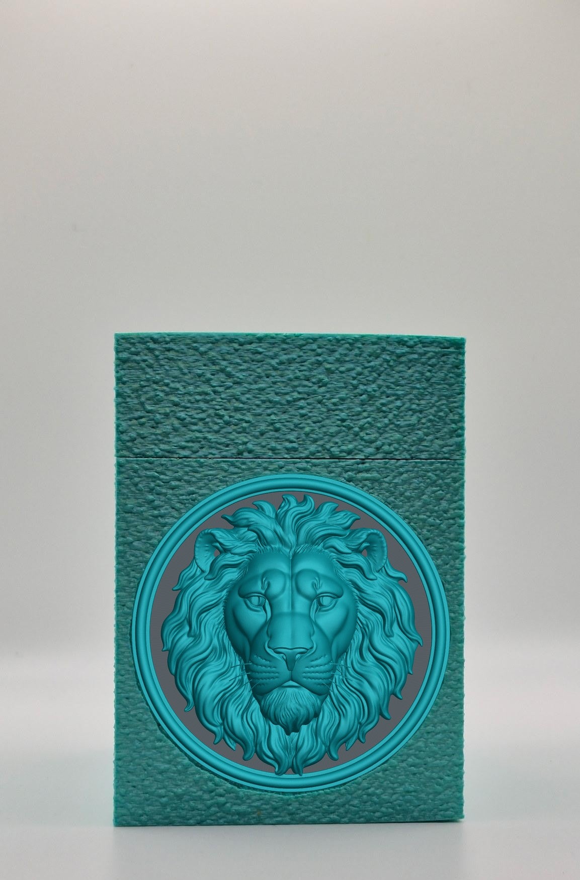 Lion Card Box — Green