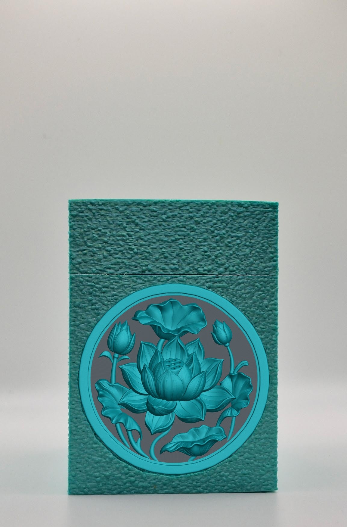 Lotus Card Box — Green
