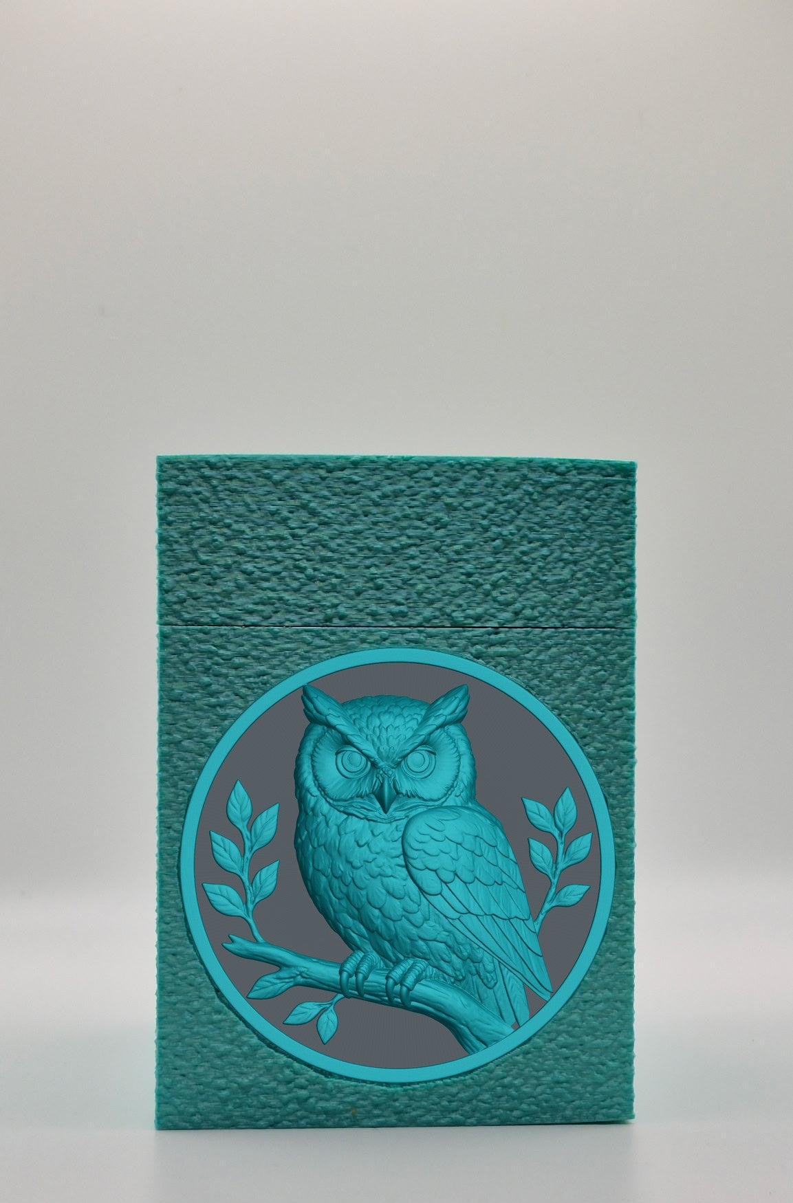 Owl Card Box — Green
