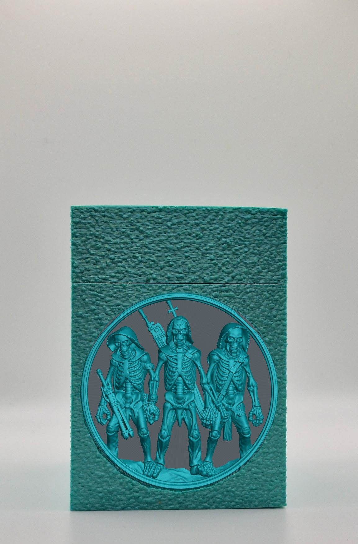 Skeleton Army Card Box — Green