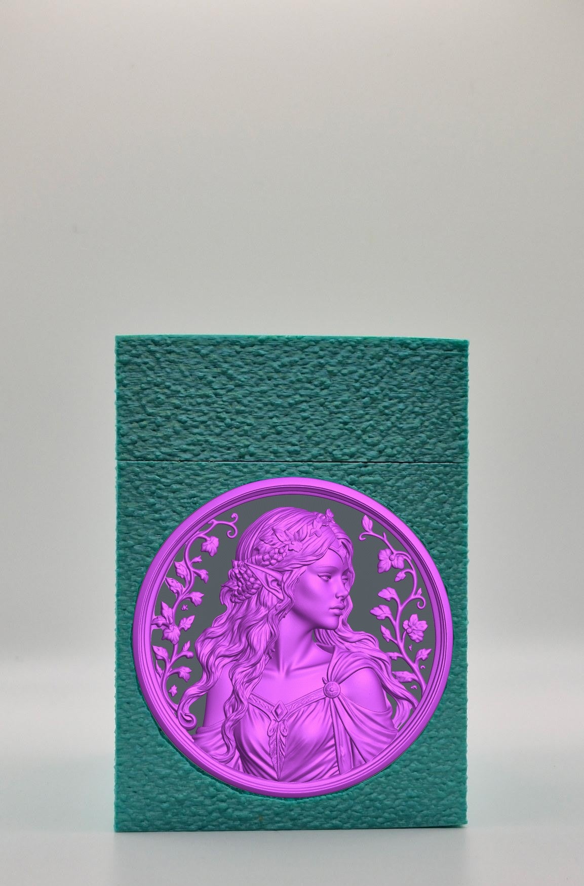 Elf Maiden Card Box — Green