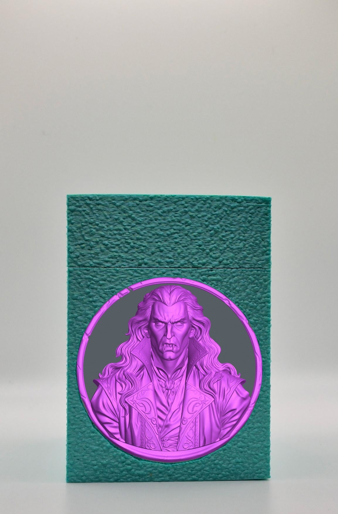 Gothic Vampire Card Box — Green