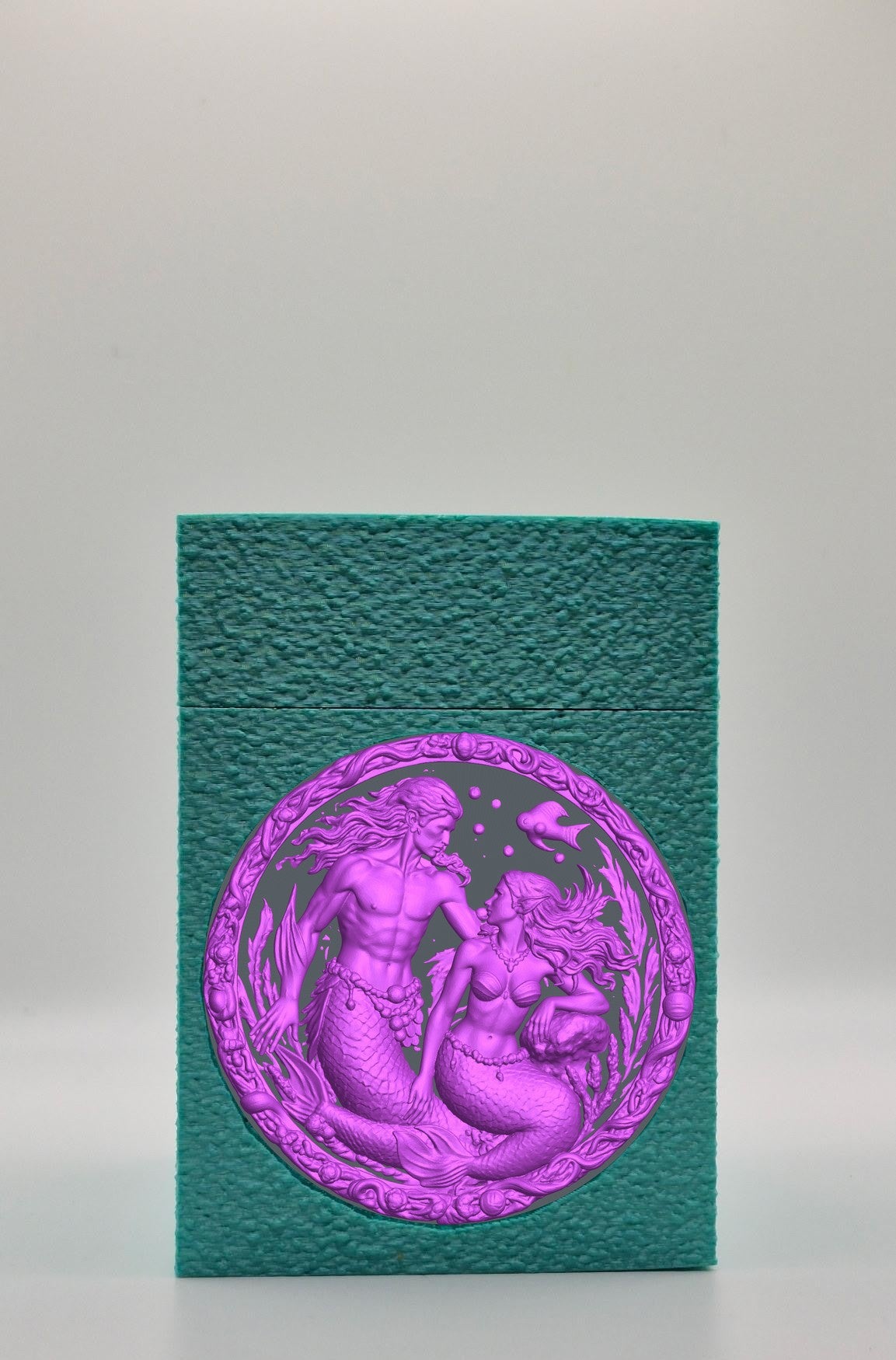 Merfolk Card Box — Green