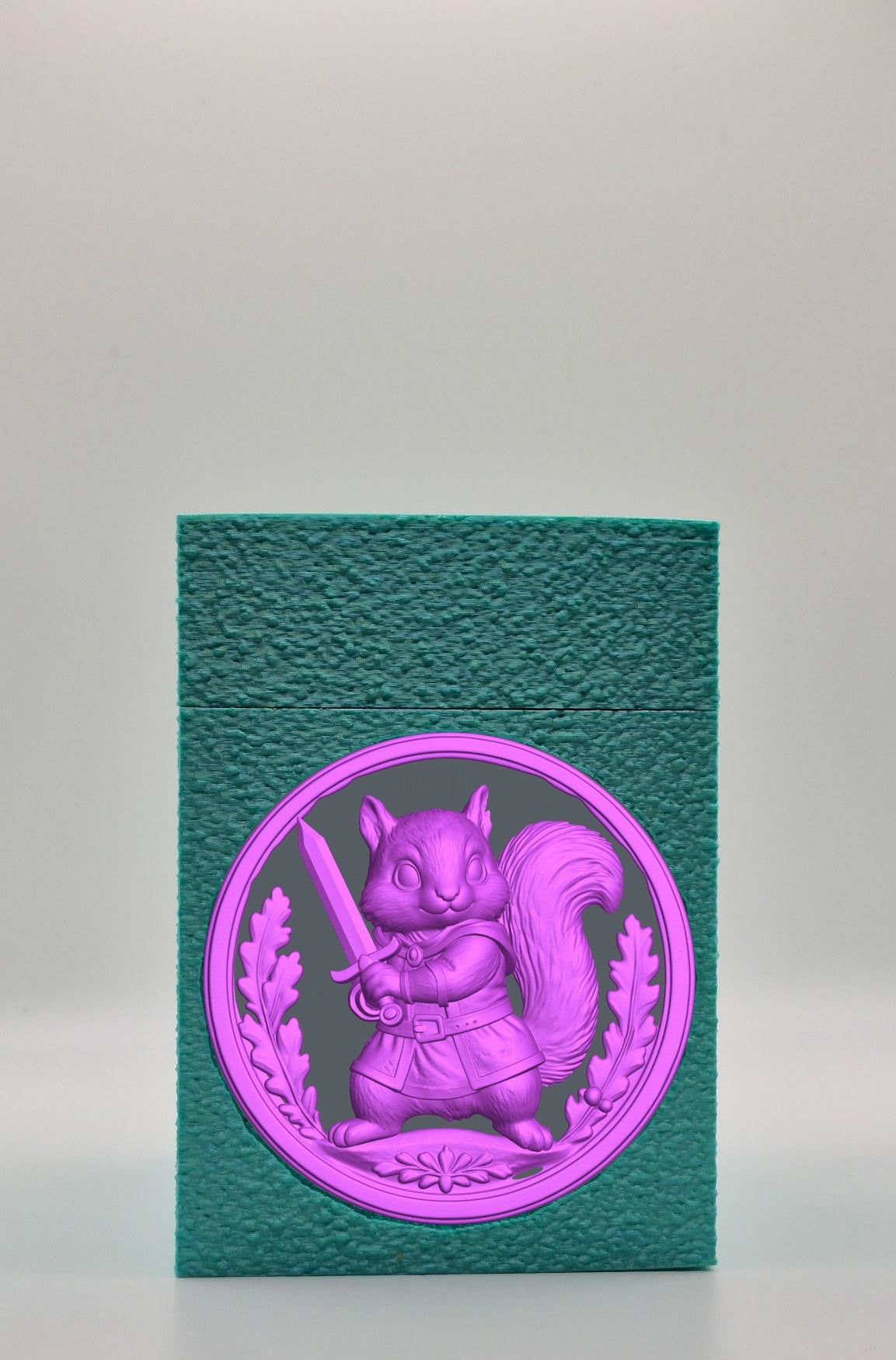Squirrel Card Box — Green