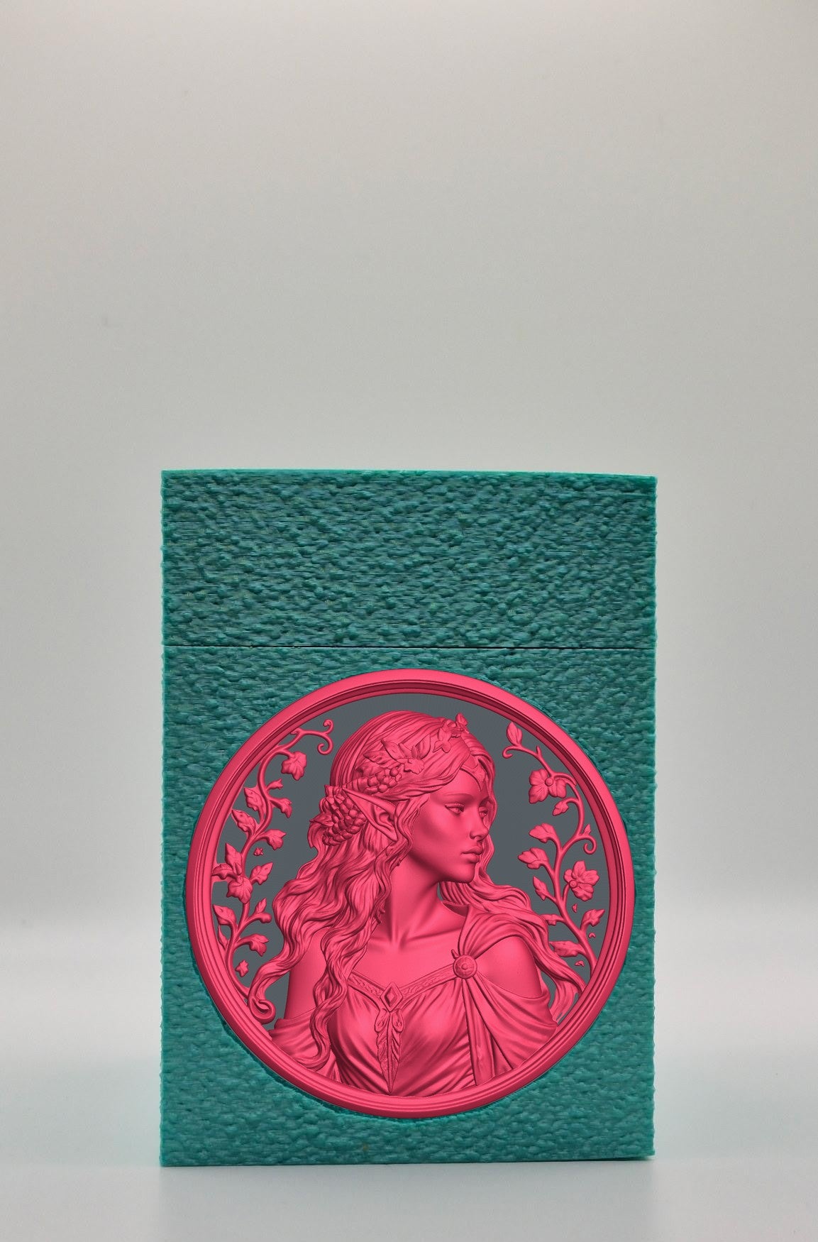 Elf Maiden Card Box — Green