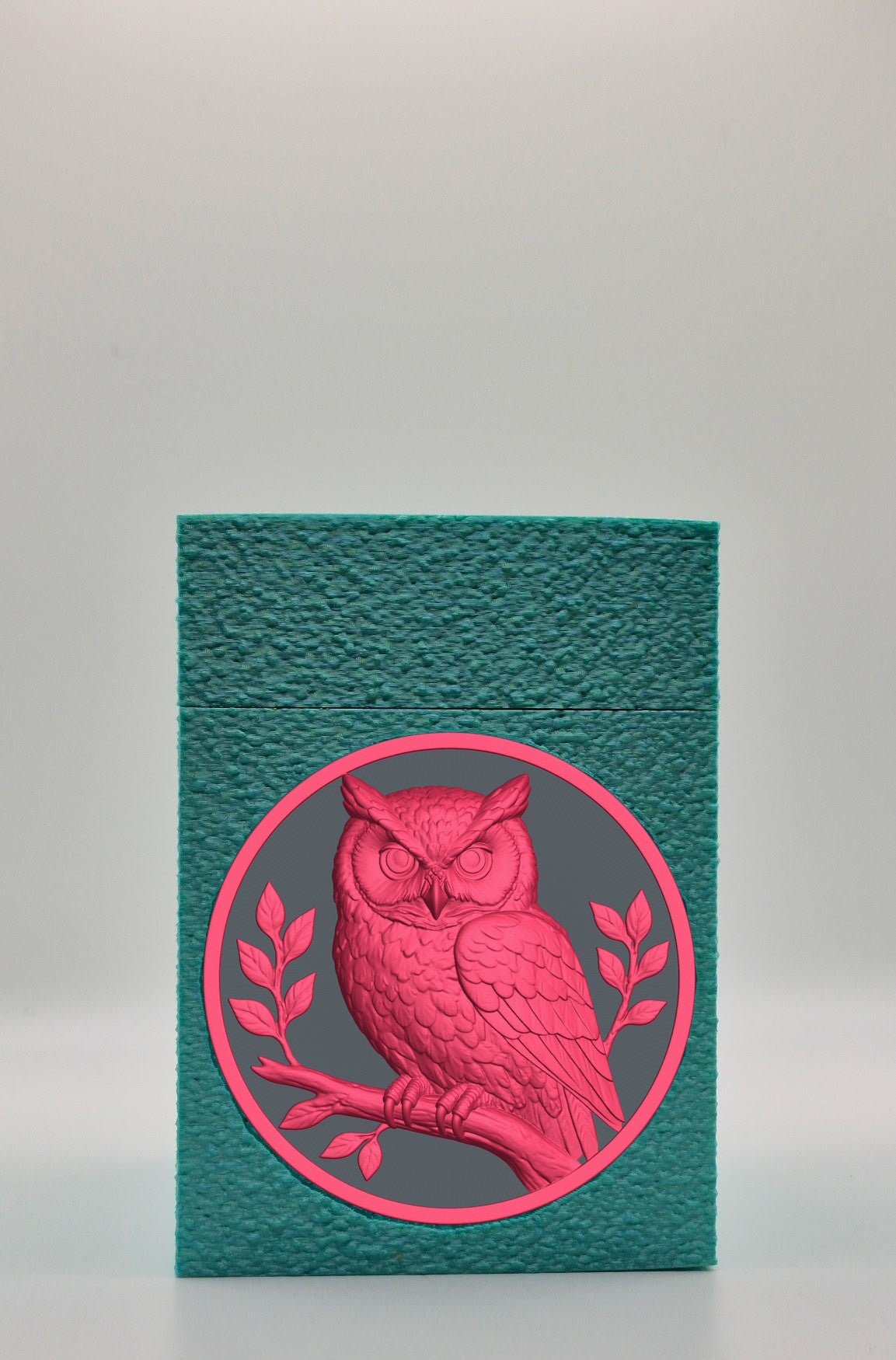 Owl Card Box — Green