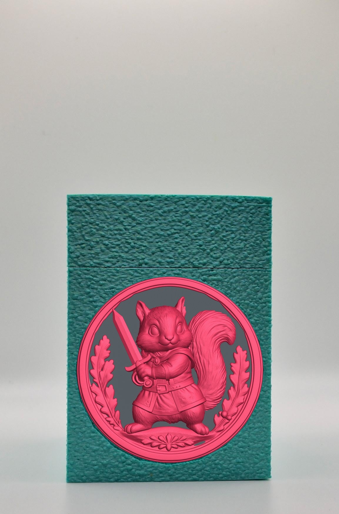 Squirrel Card Box — Green