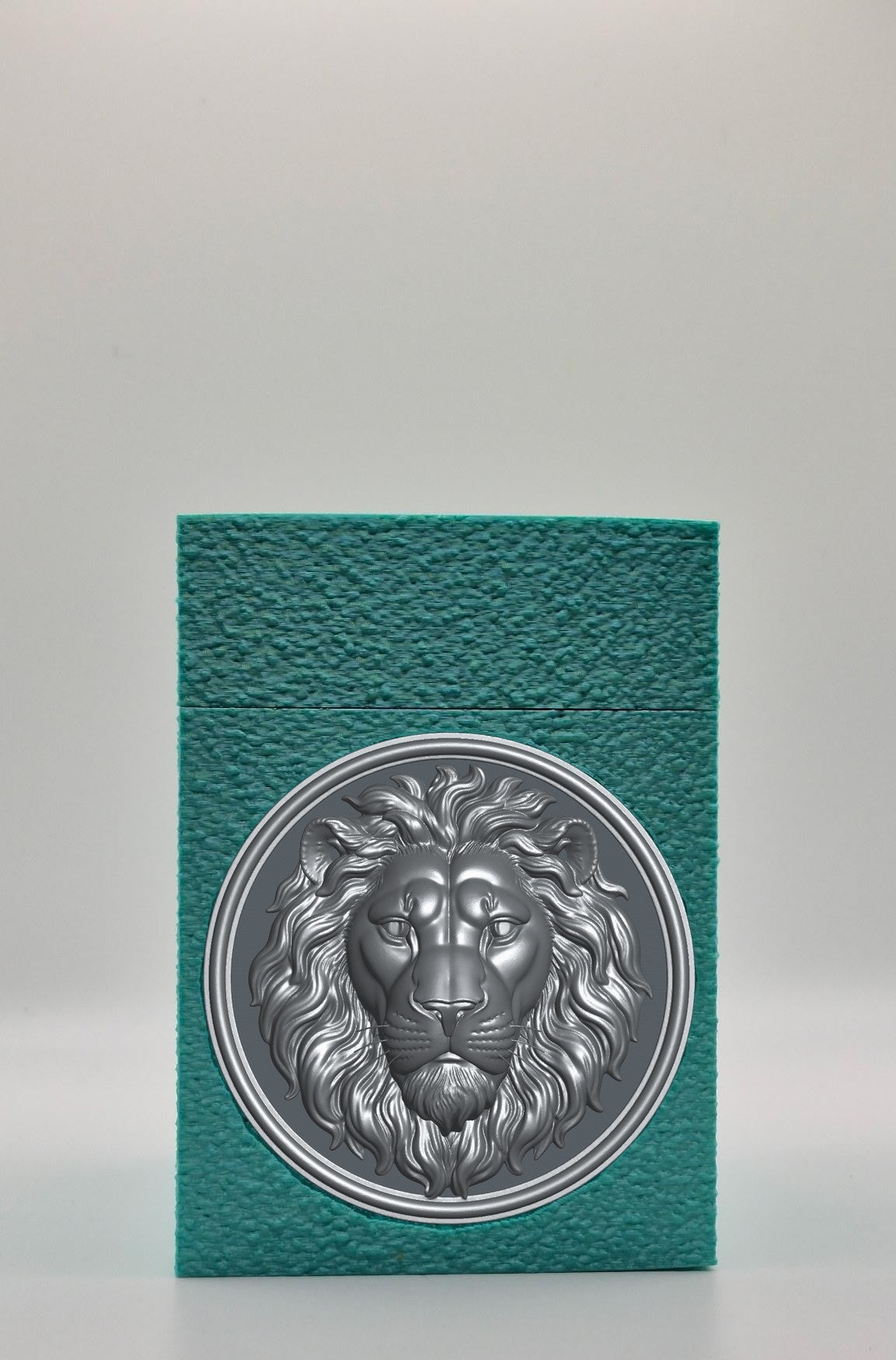 Lion Card Box — Green