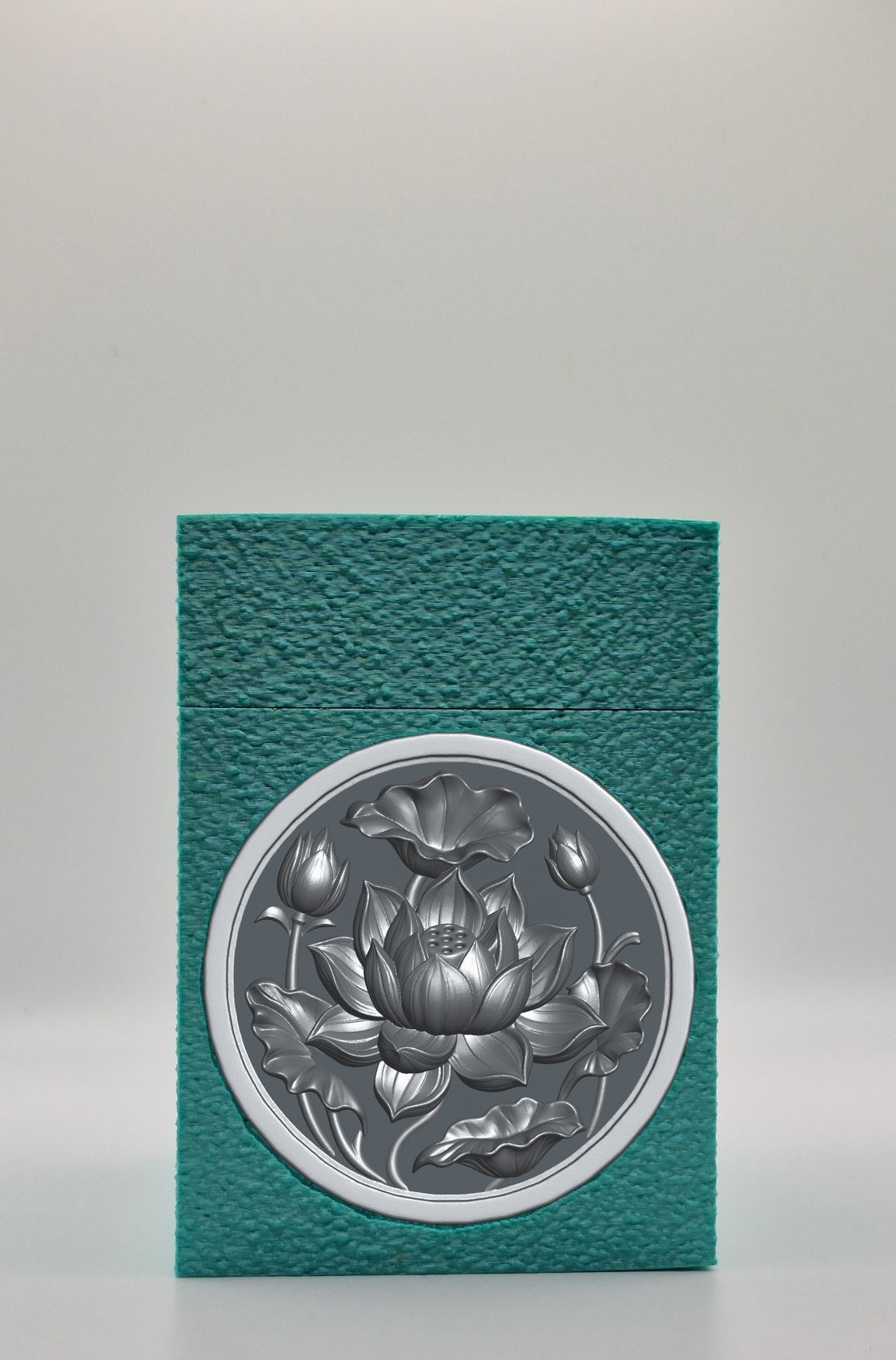Lotus Card Box — Green