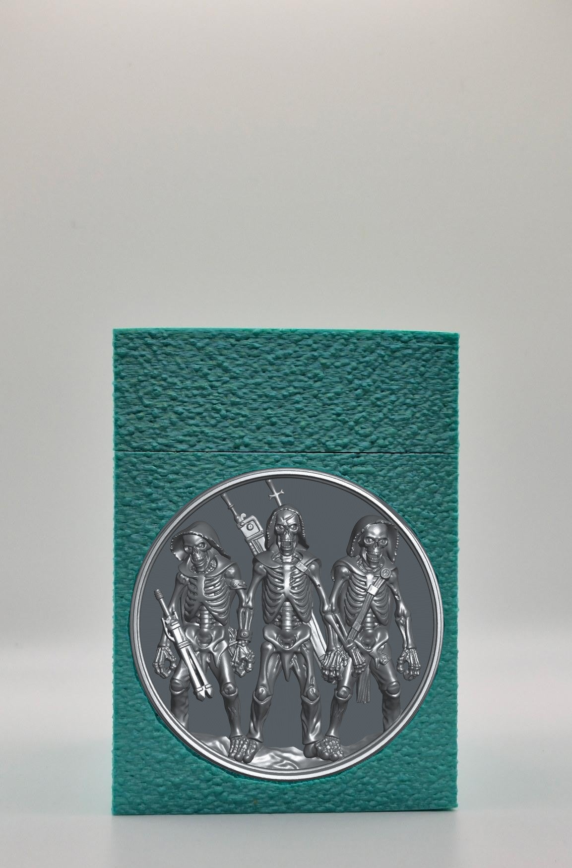 Skeleton Army Card Box — Green