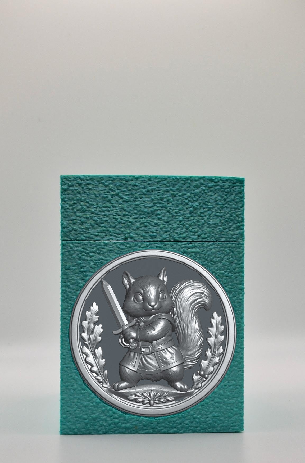 Squirrel Card Box — Green