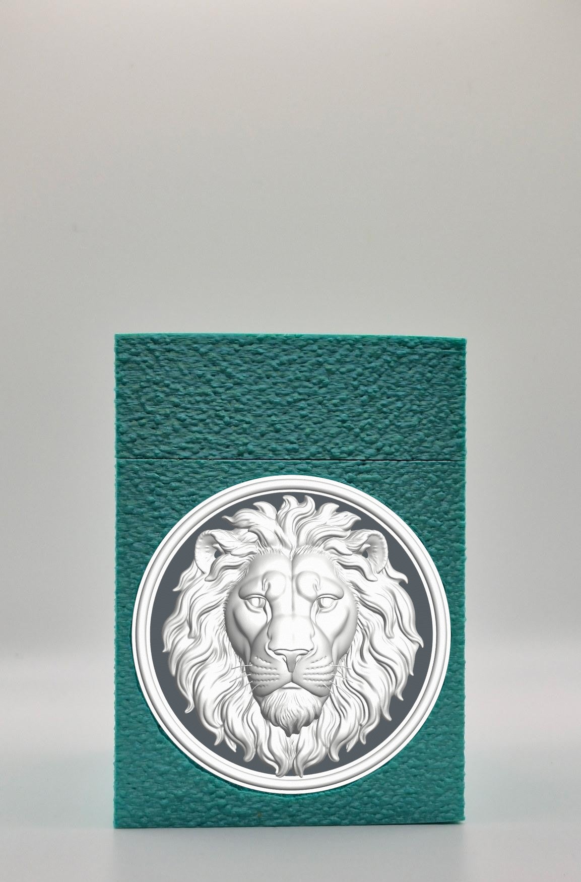 Lion Card Box — Green