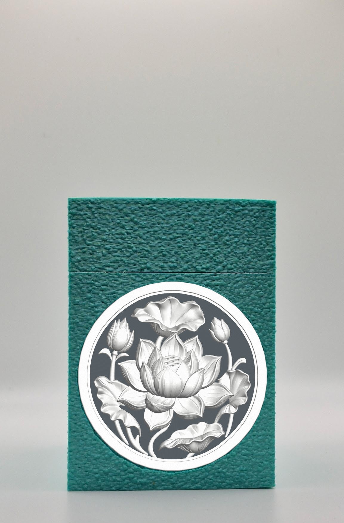 Lotus Card Box — Green
