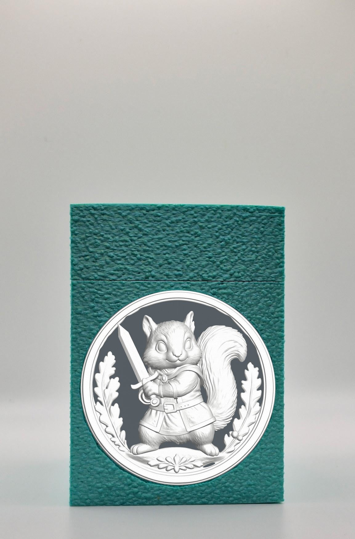 Squirrel Card Box — Green