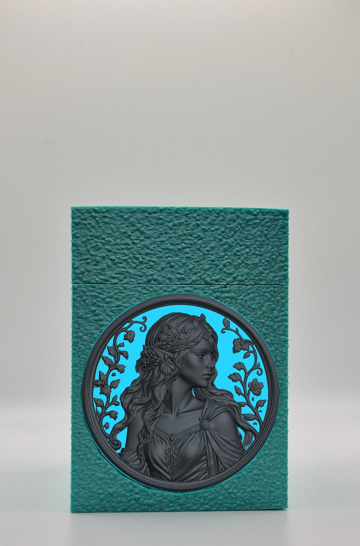 Elf Maiden Card Box — Green
