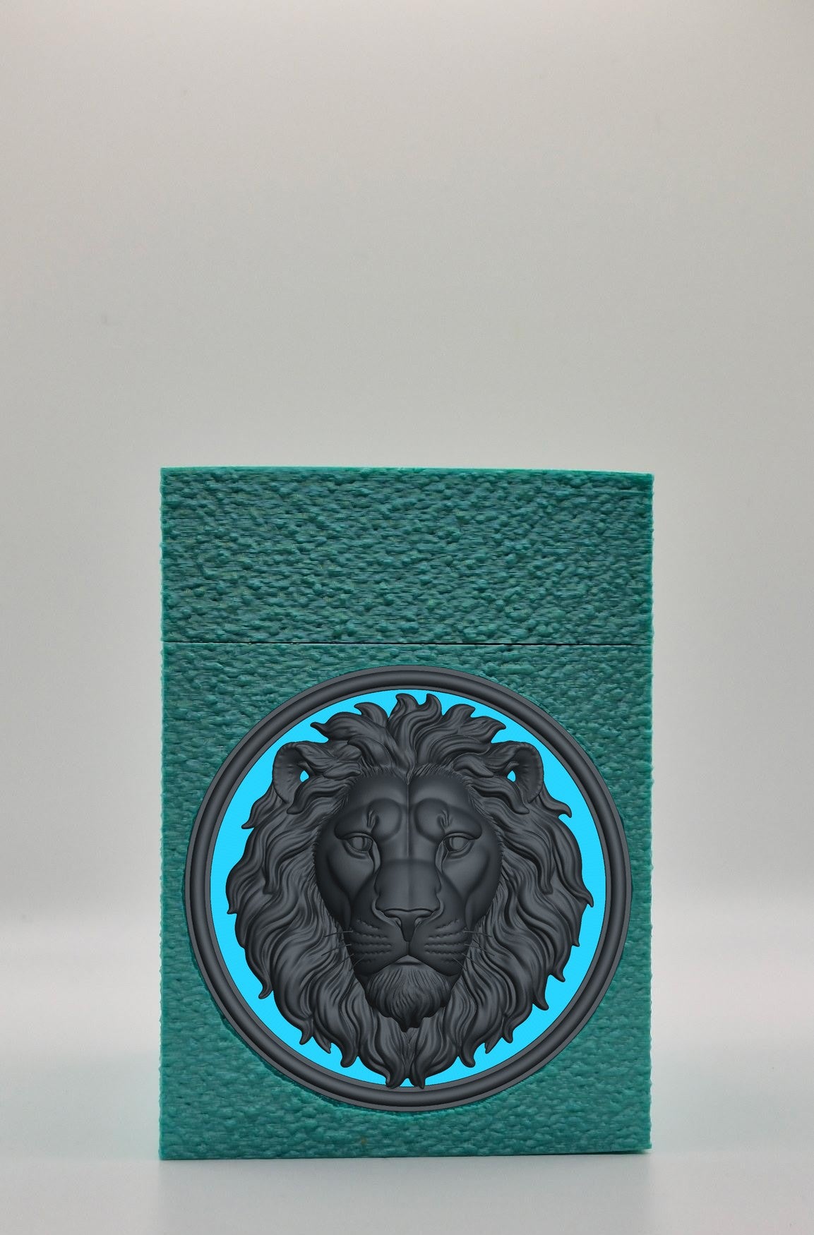 Lion Card Box — Green