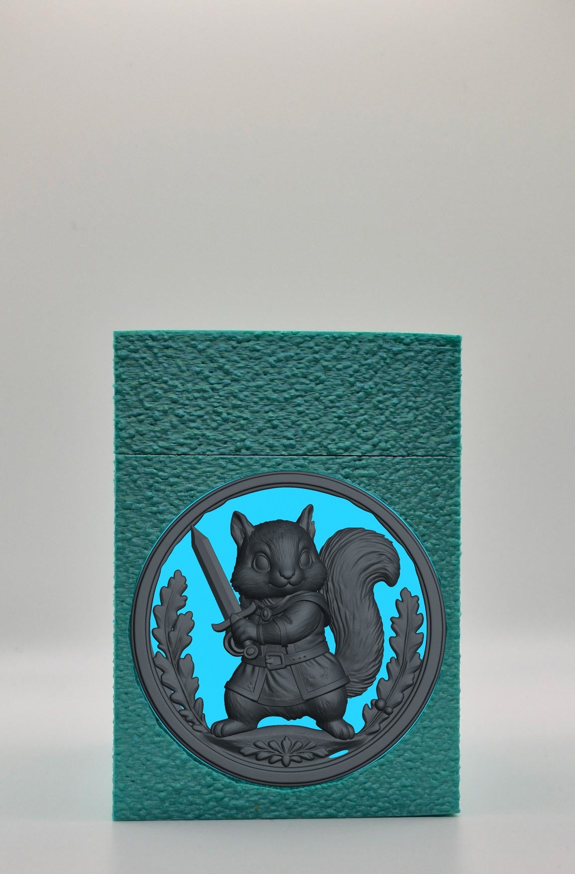 Squirrel Card Box — Green