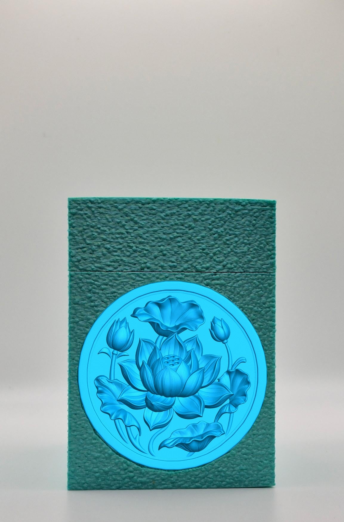 Lotus Card Box — Green