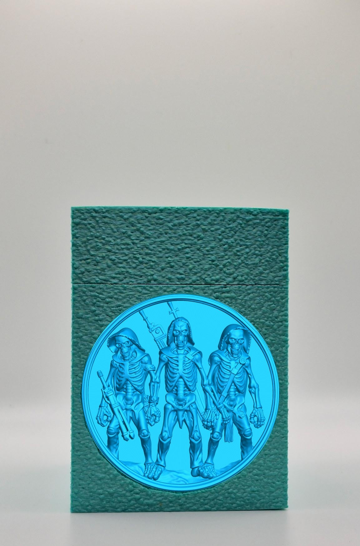 Skeleton Army Card Box — Green