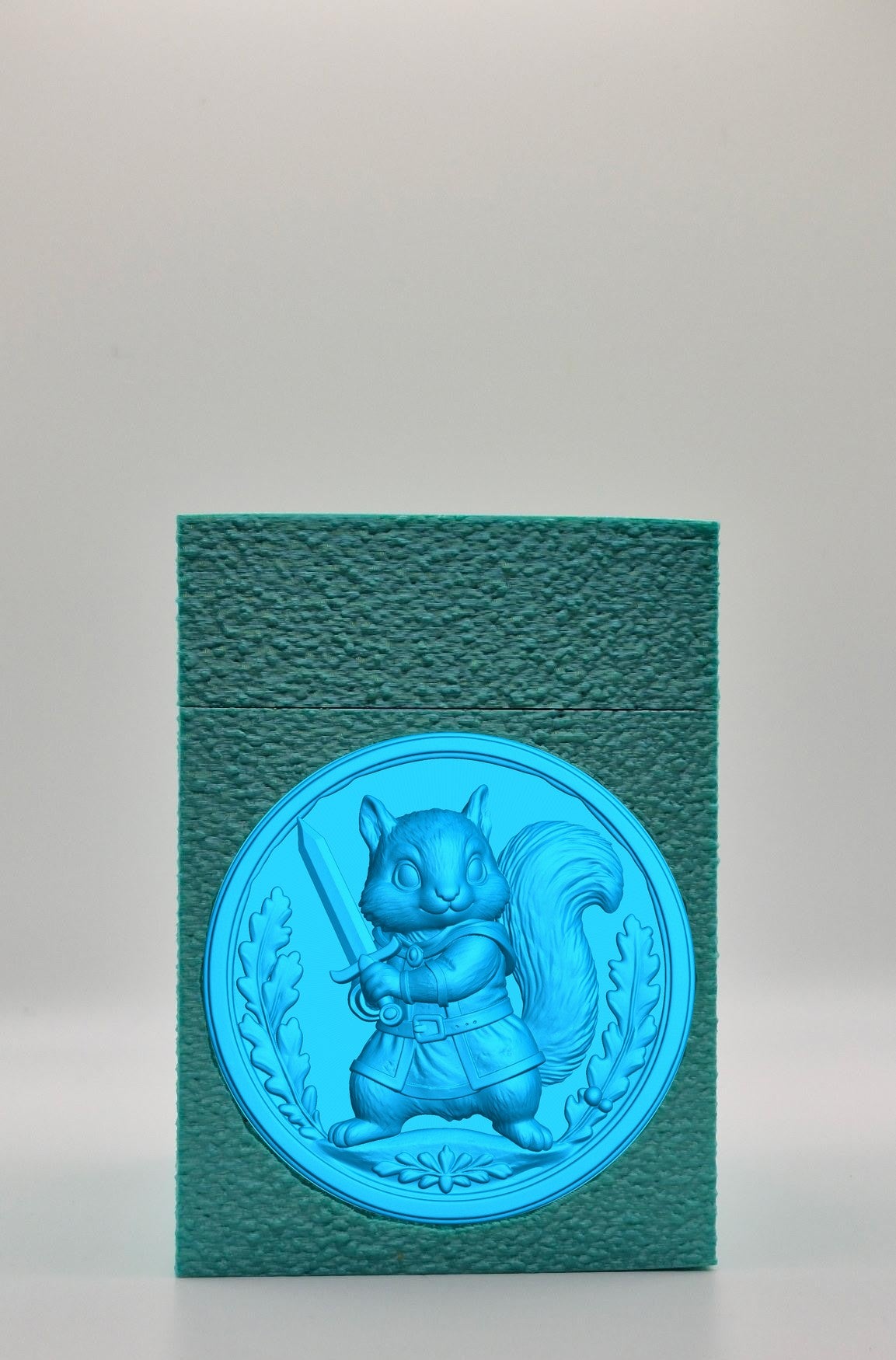 Squirrel Card Box — Green
