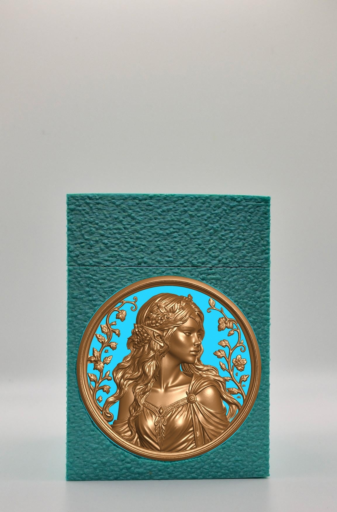 Elf Maiden Card Box — Green