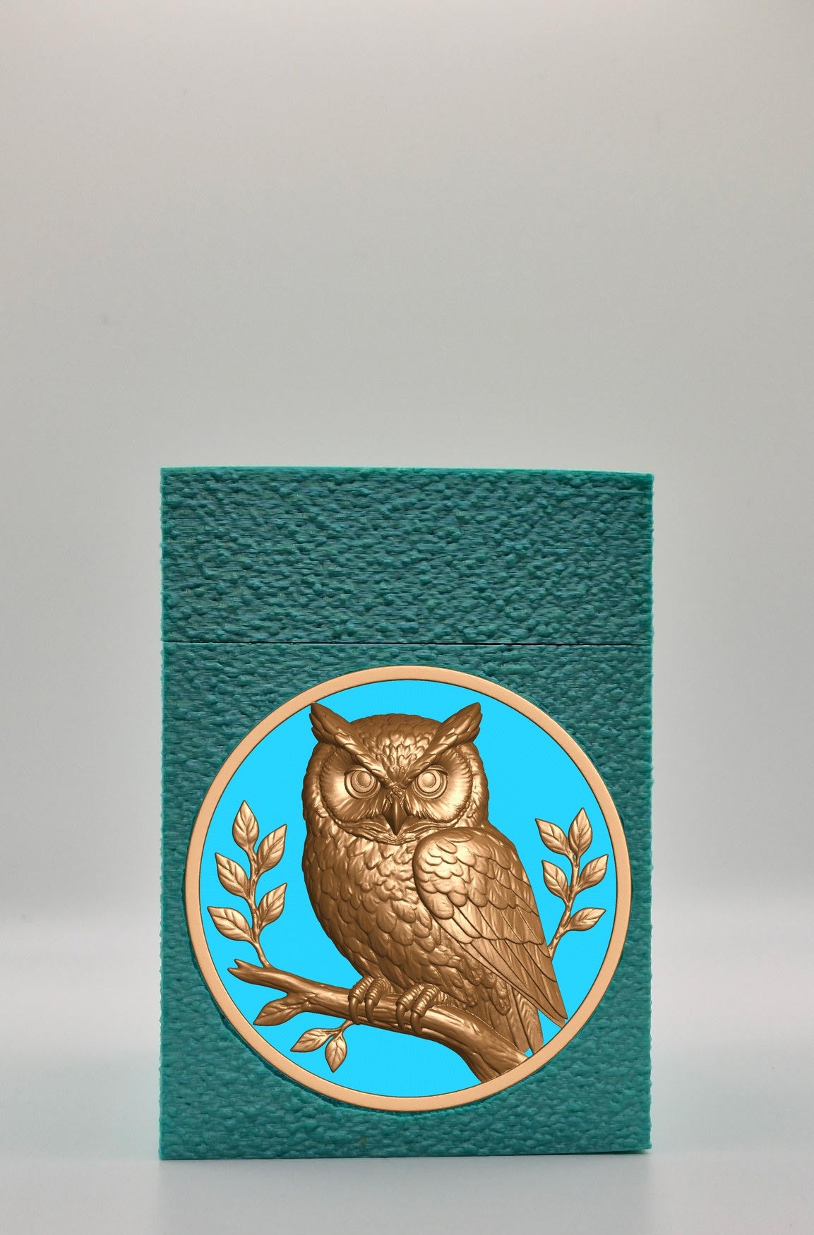 Owl Card Box — Green