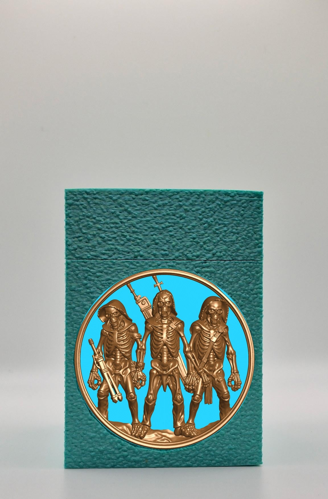 Skeleton Army Card Box — Green