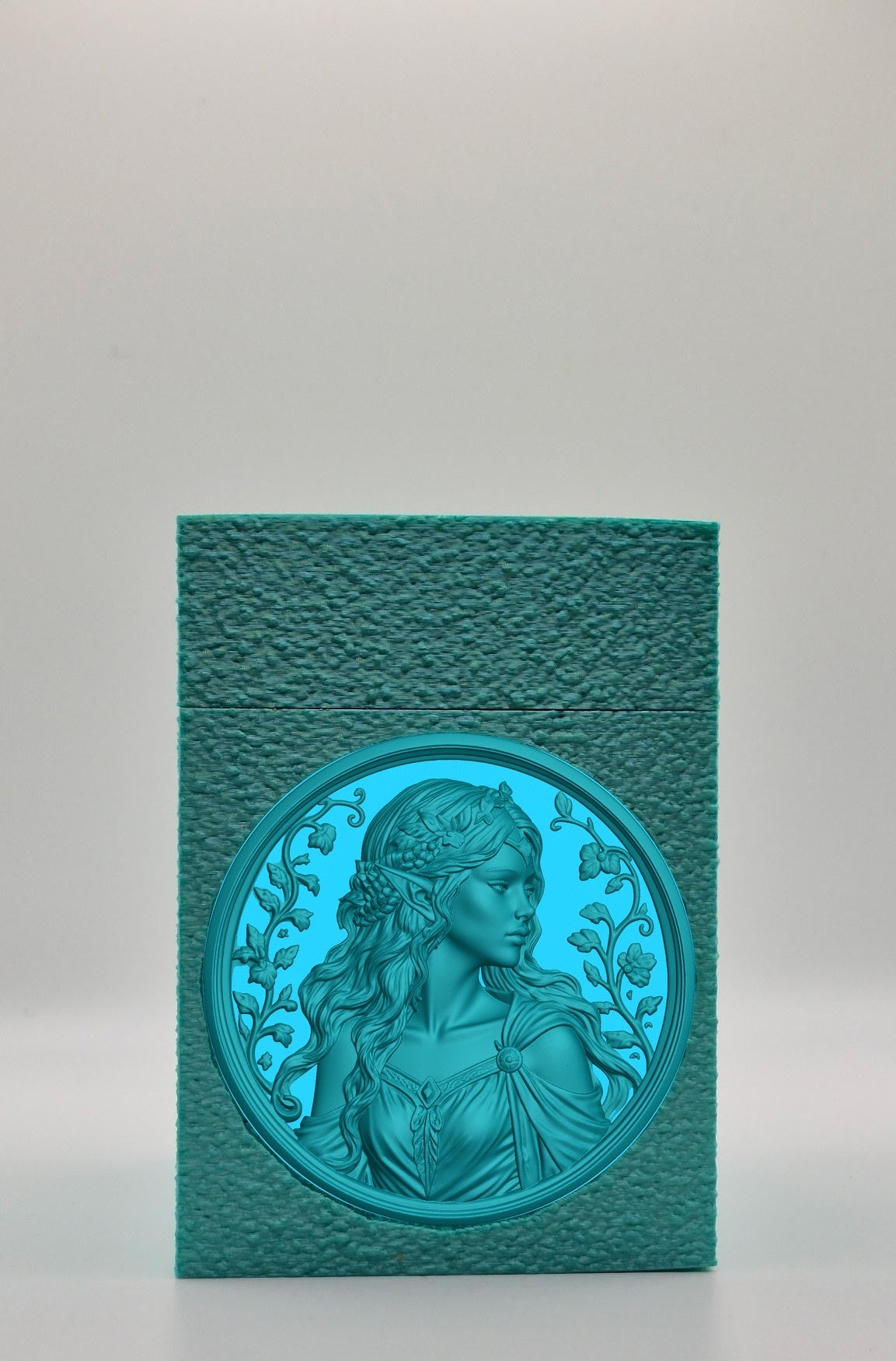 Elf Maiden Card Box — Green
