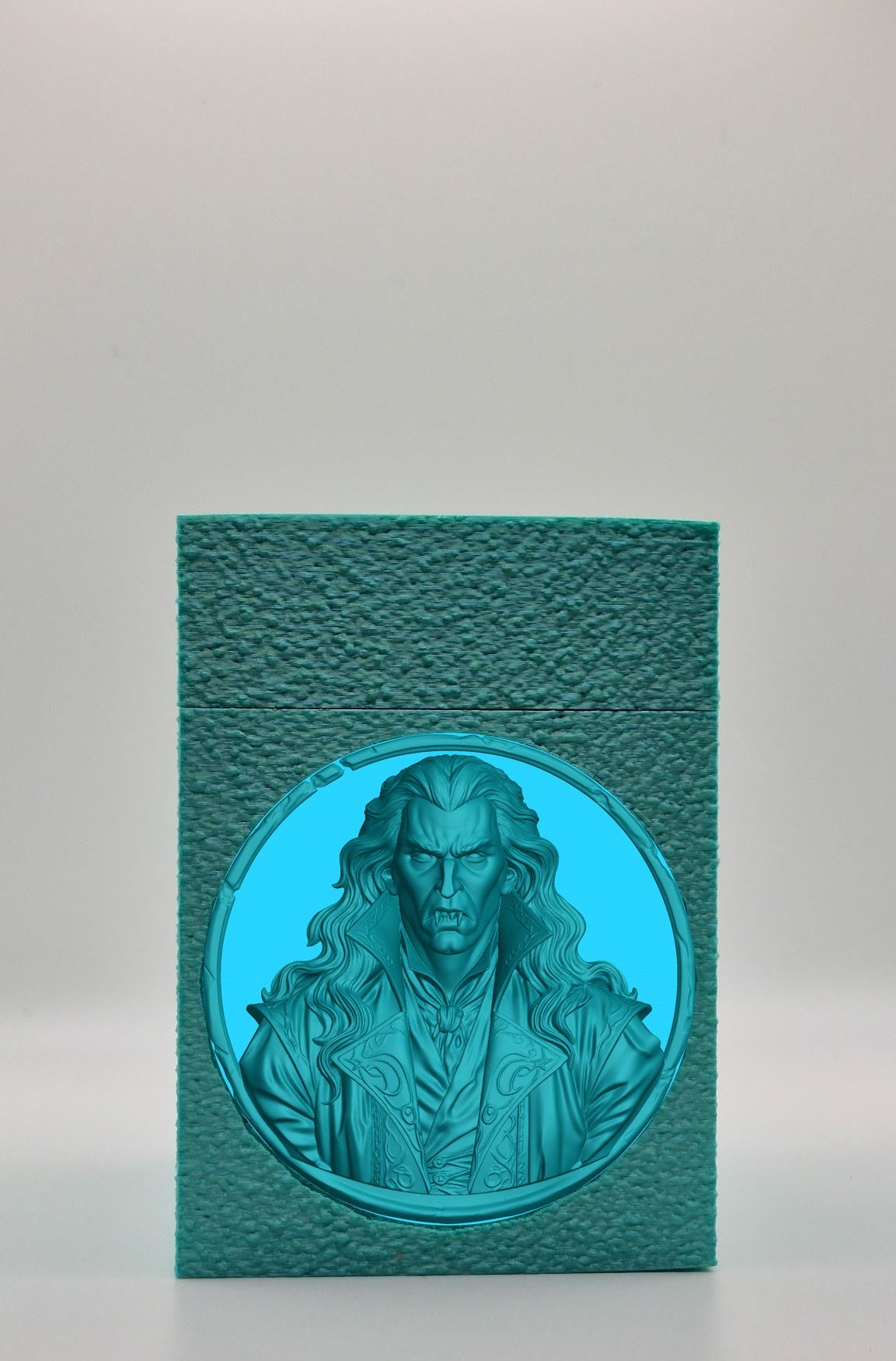 Gothic Vampire Card Box — Green