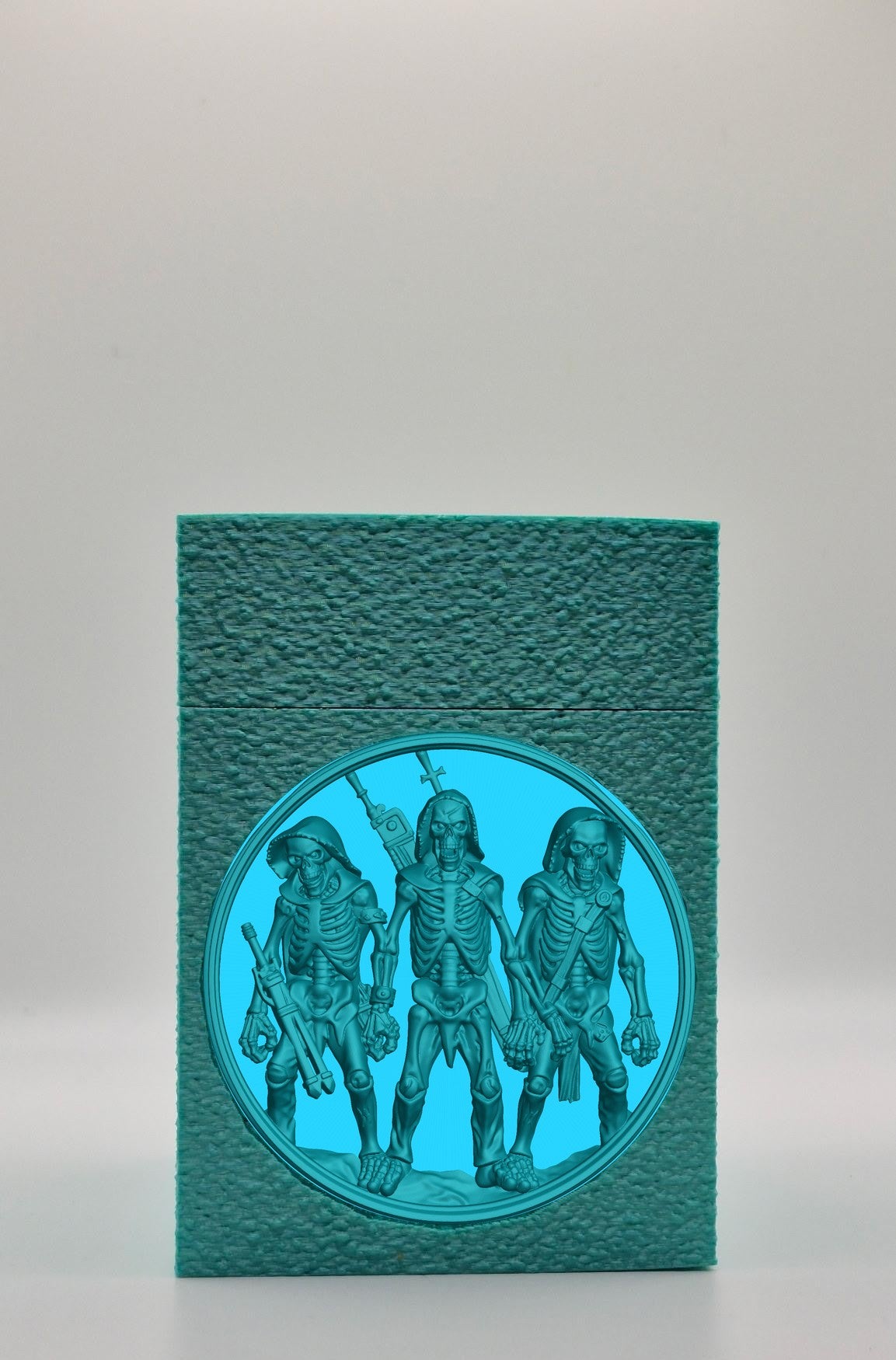 Skeleton Army Card Box — Green