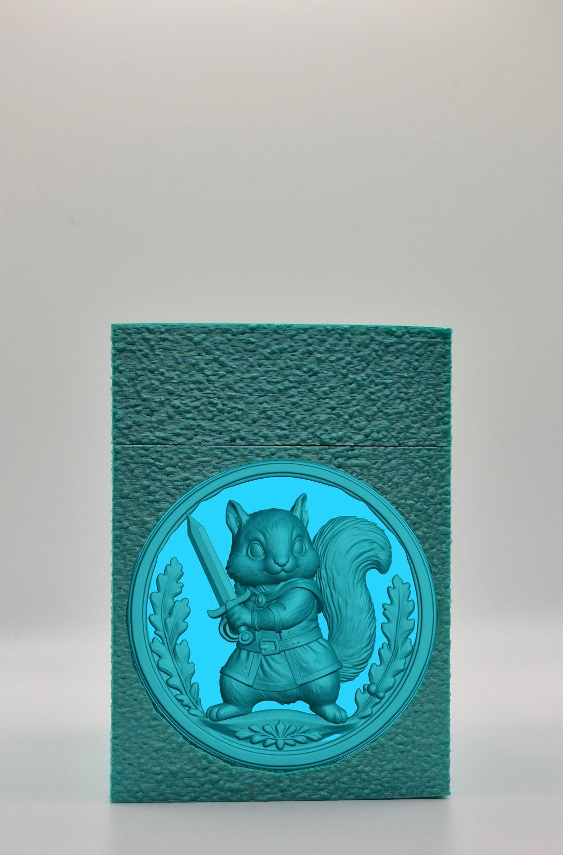 Squirrel Card Box — Green