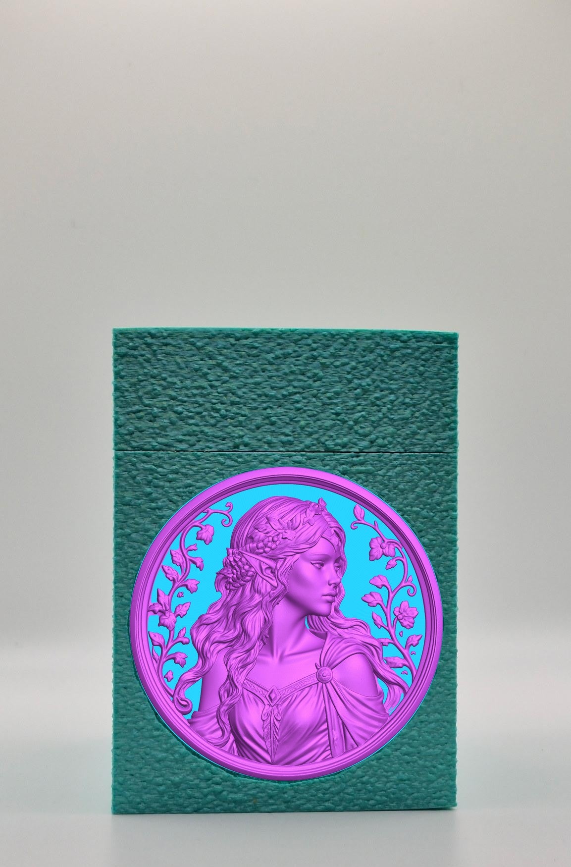 Elf Maiden Card Box — Green