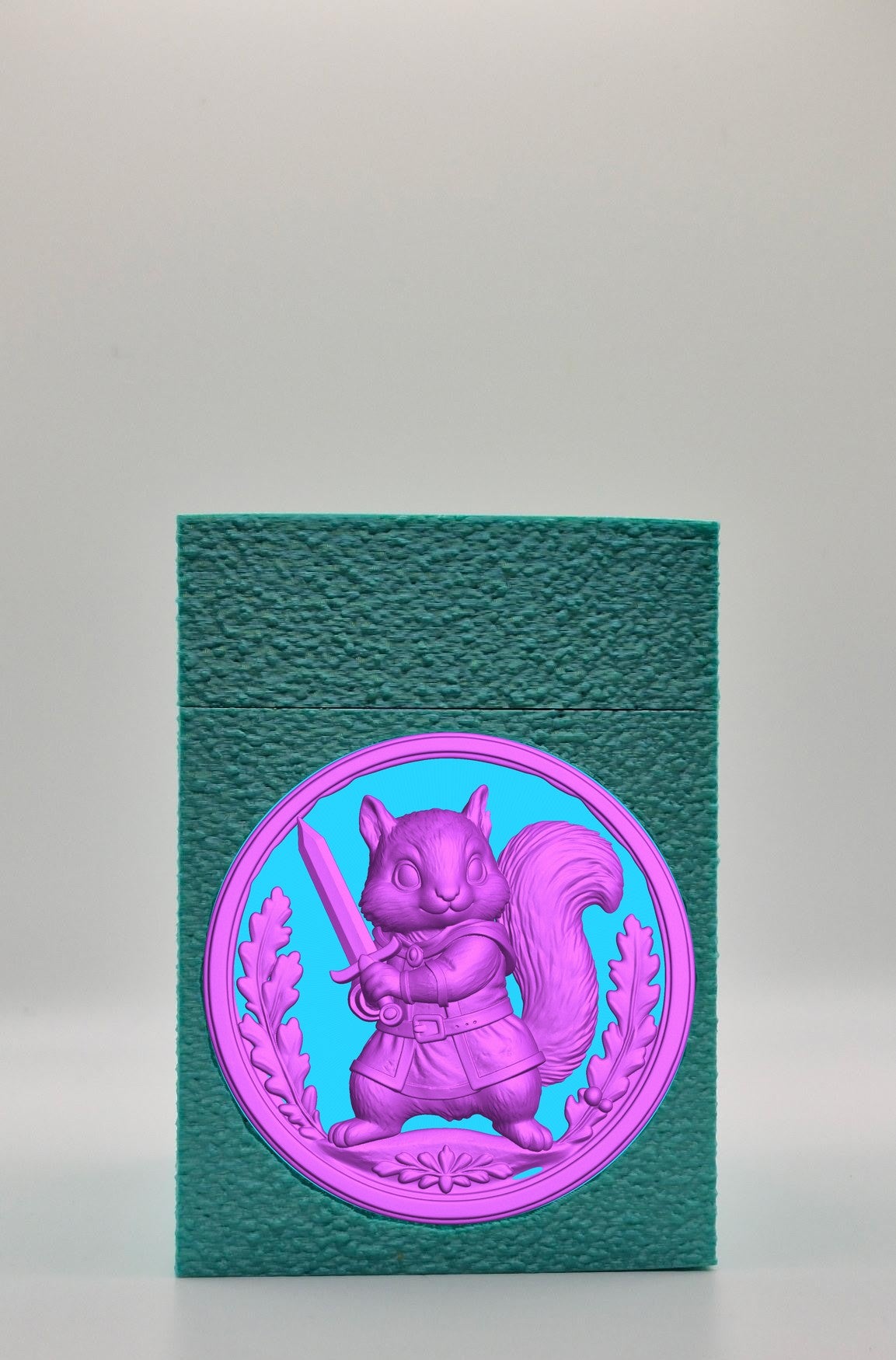 Squirrel Card Box — Green
