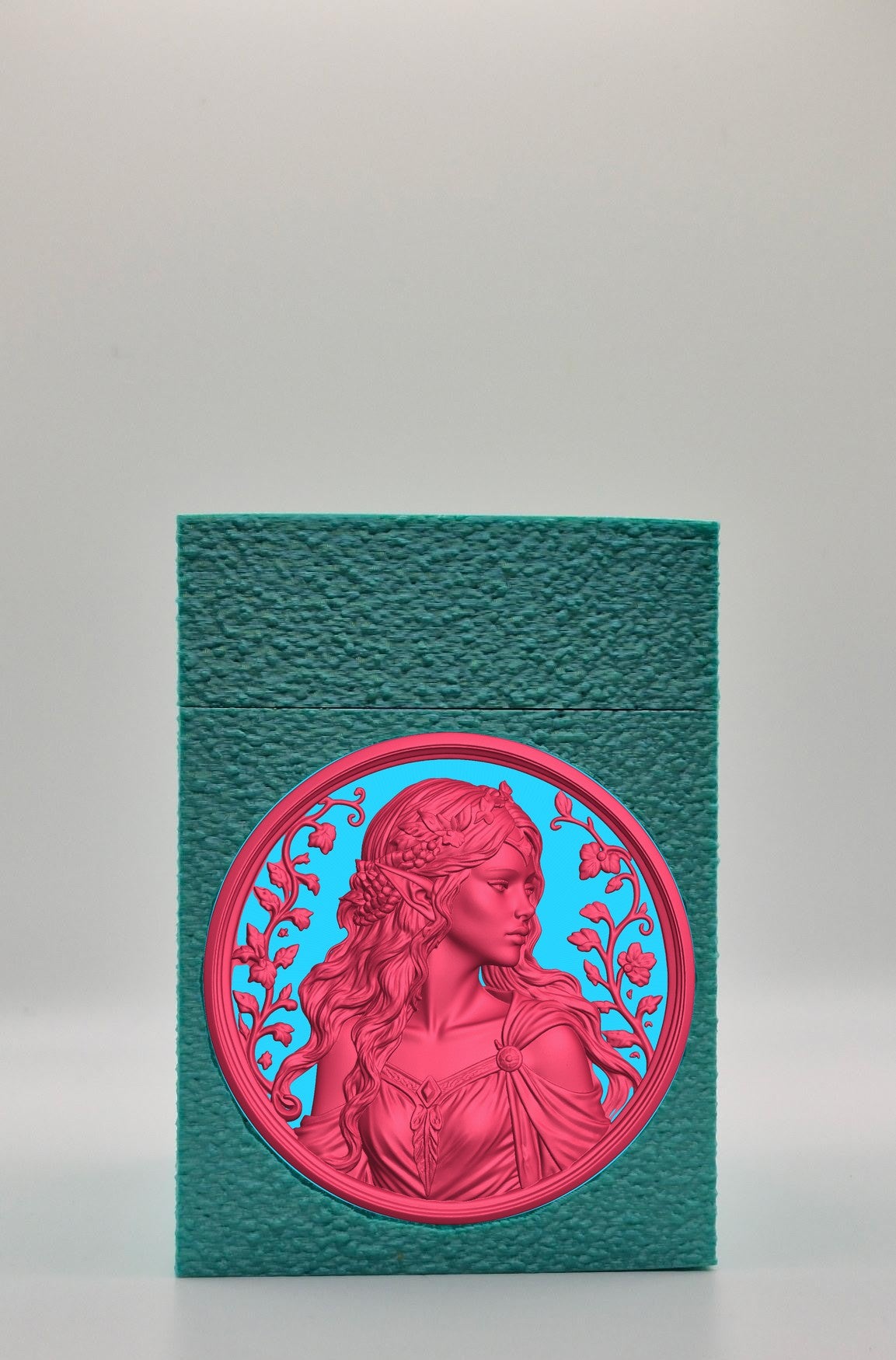 Elf Maiden Card Box — Green
