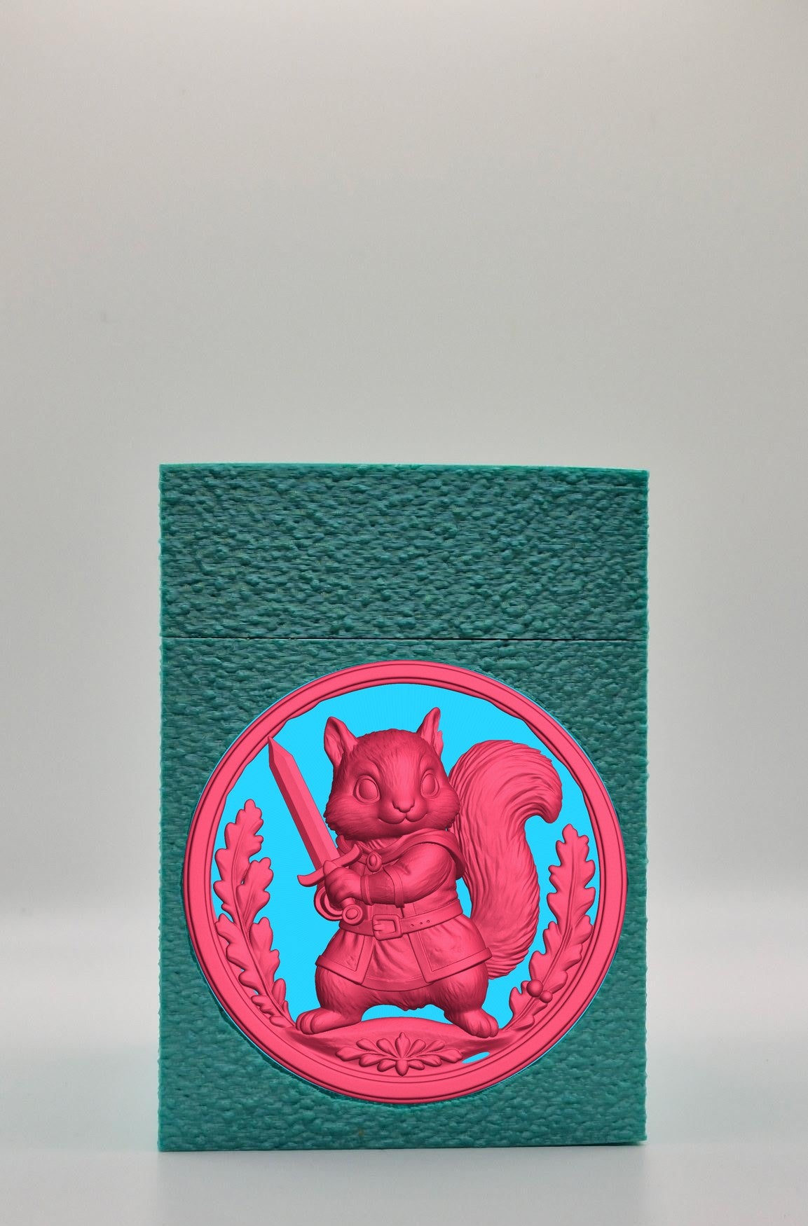 Squirrel Card Box — Green